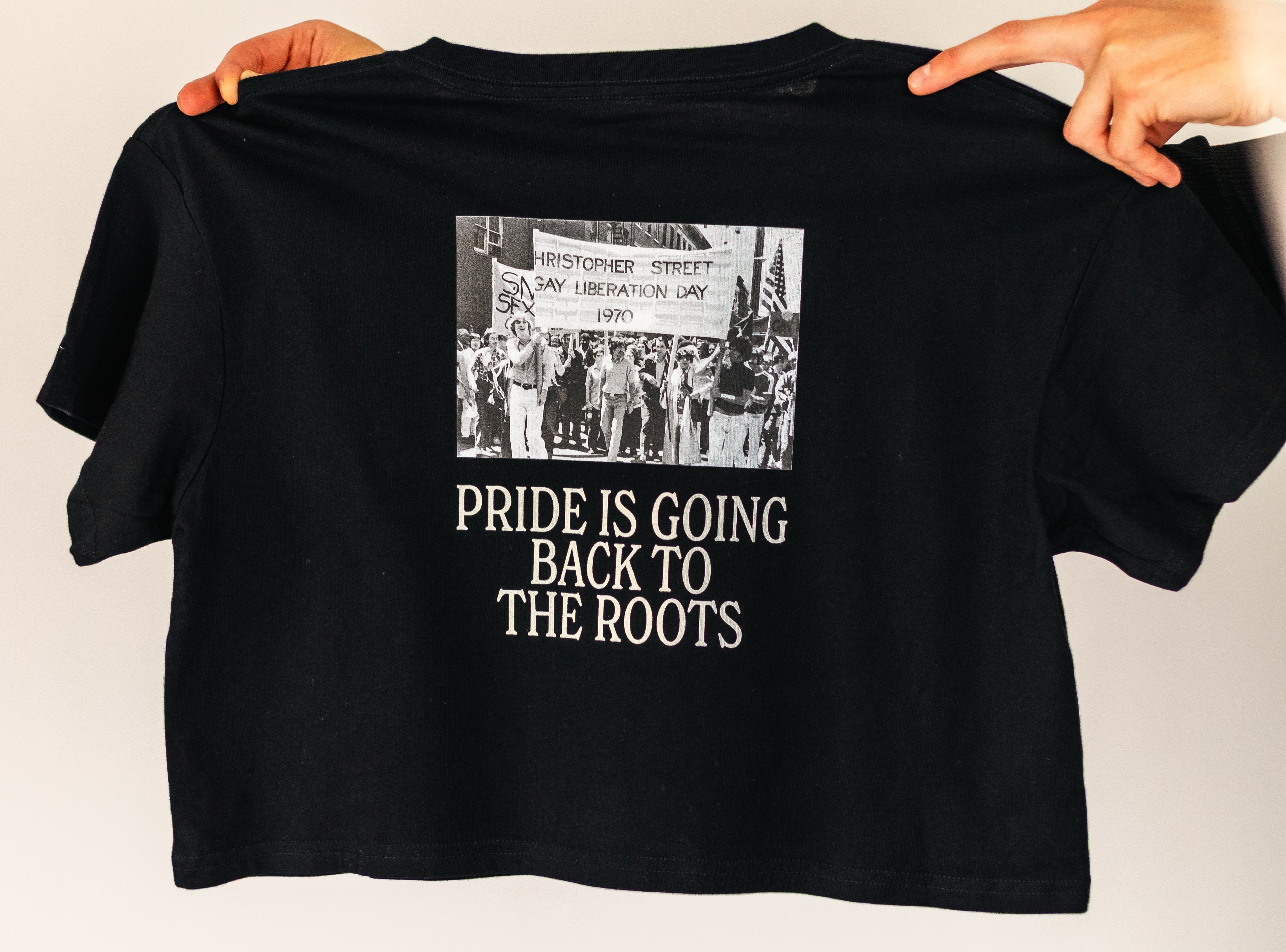 Christopher Street Queer Liberation Day 2025/Pride Is Going Back To The Roots Unisex Crop Top (Limited Sizes/XS-XL)