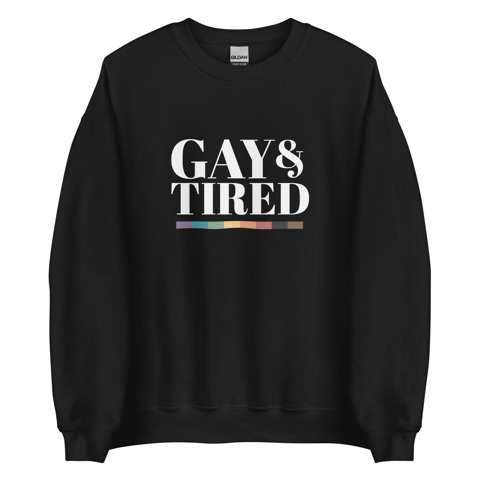 Sudadera unisex Gay and Tired