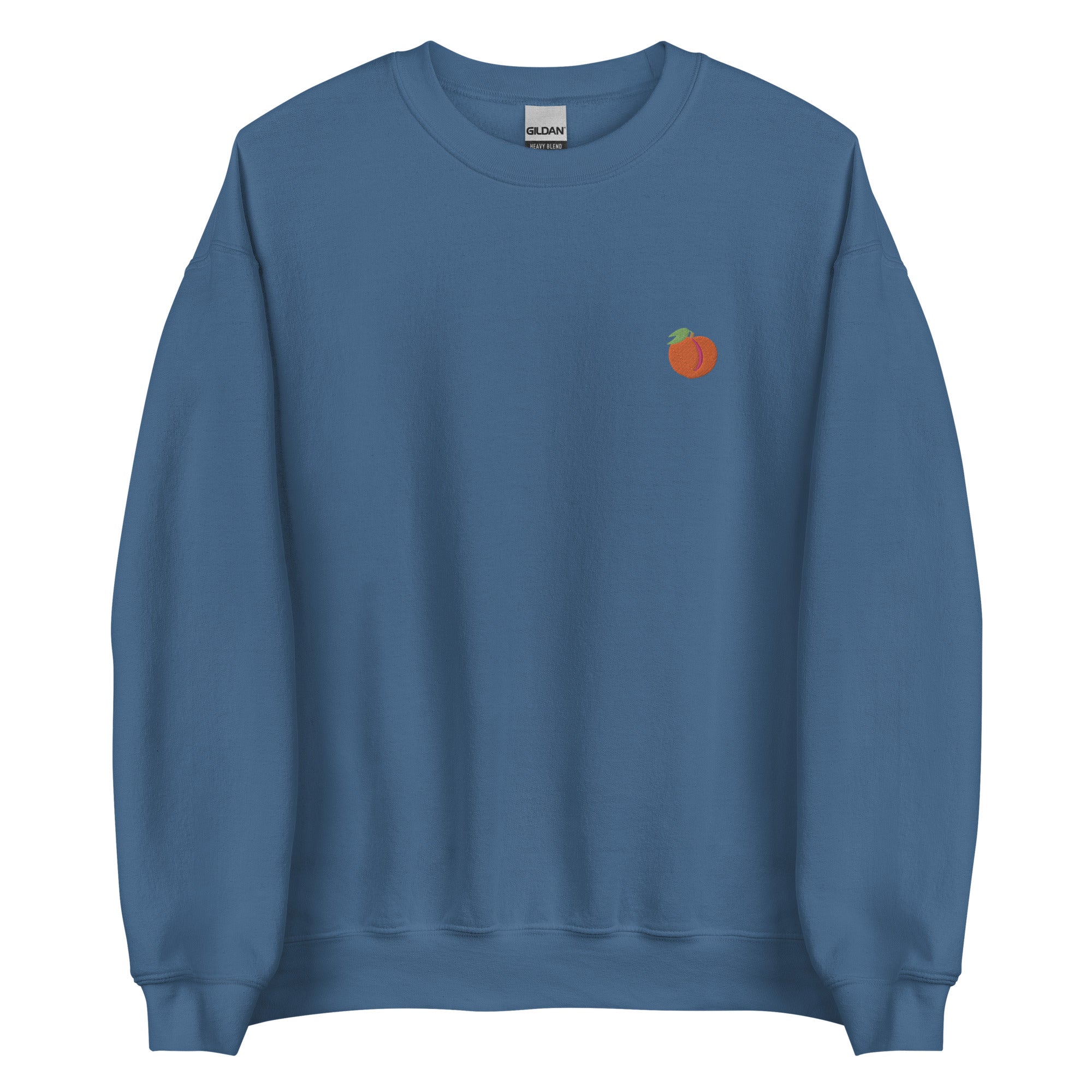 Sudadera unisex bordada con emoji de melocotón