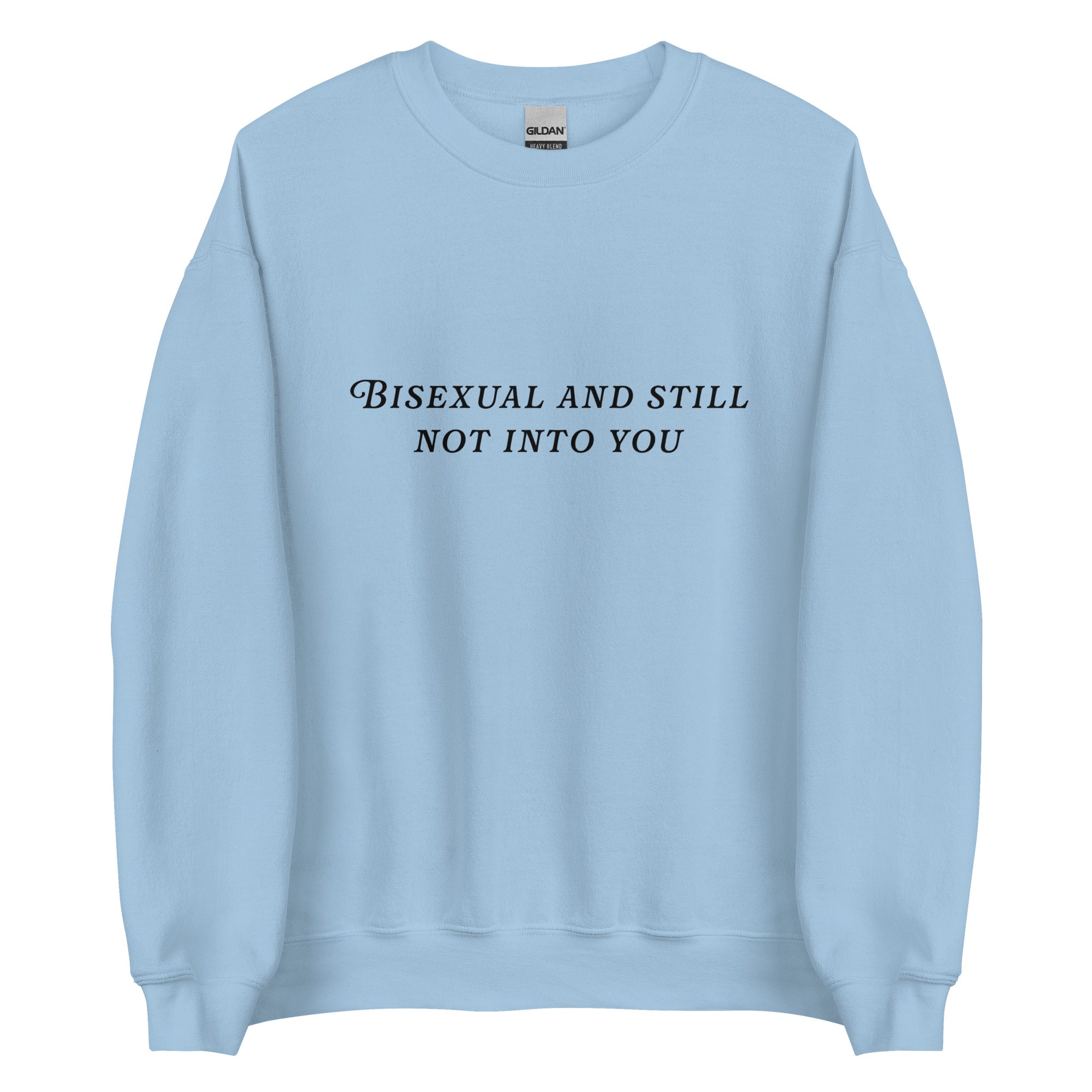 Sudadera unisex bisexual y aún no me gustas
