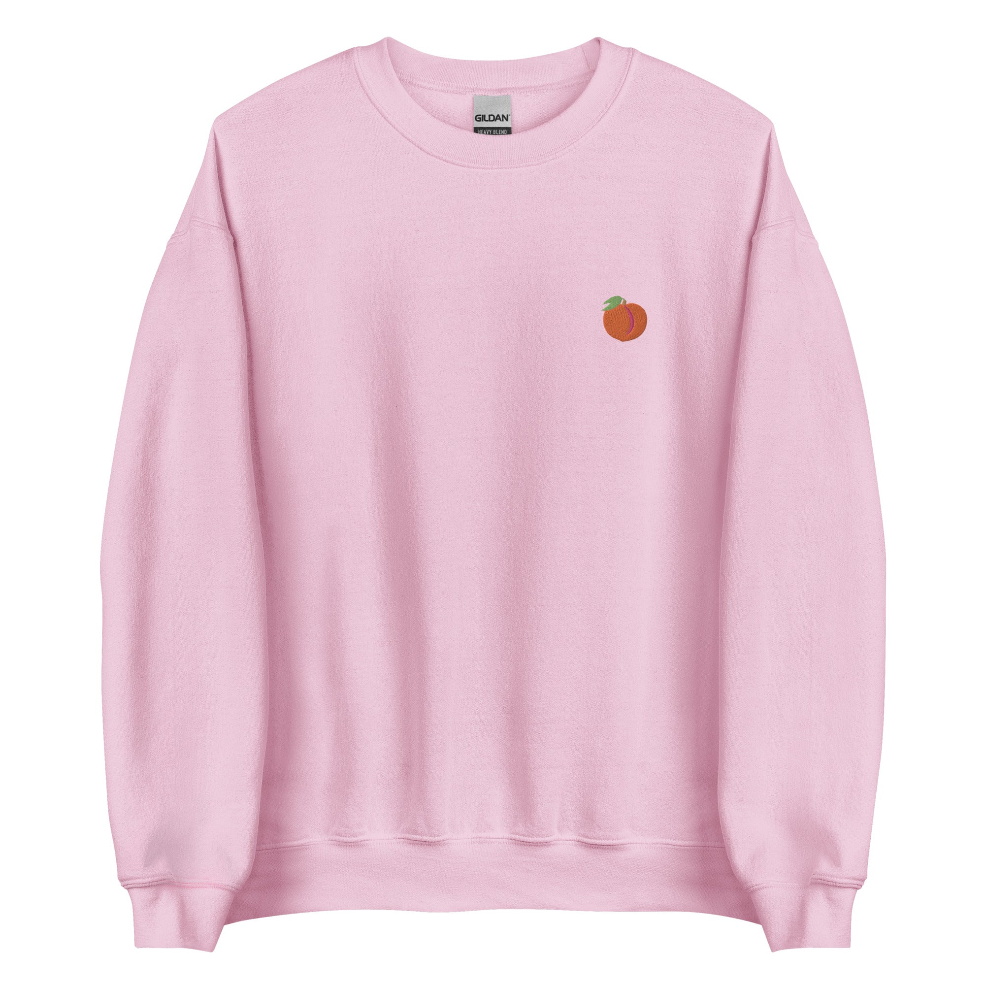 Sudadera unisex bordada con emoji de melocotón