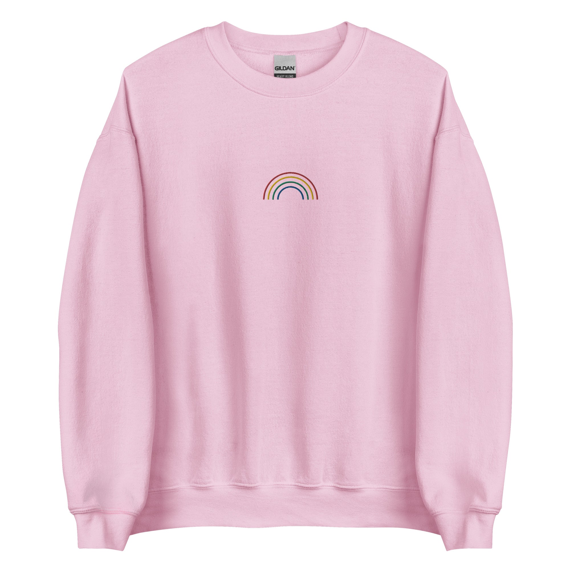 Sudadera unisex bordada con arcoíris