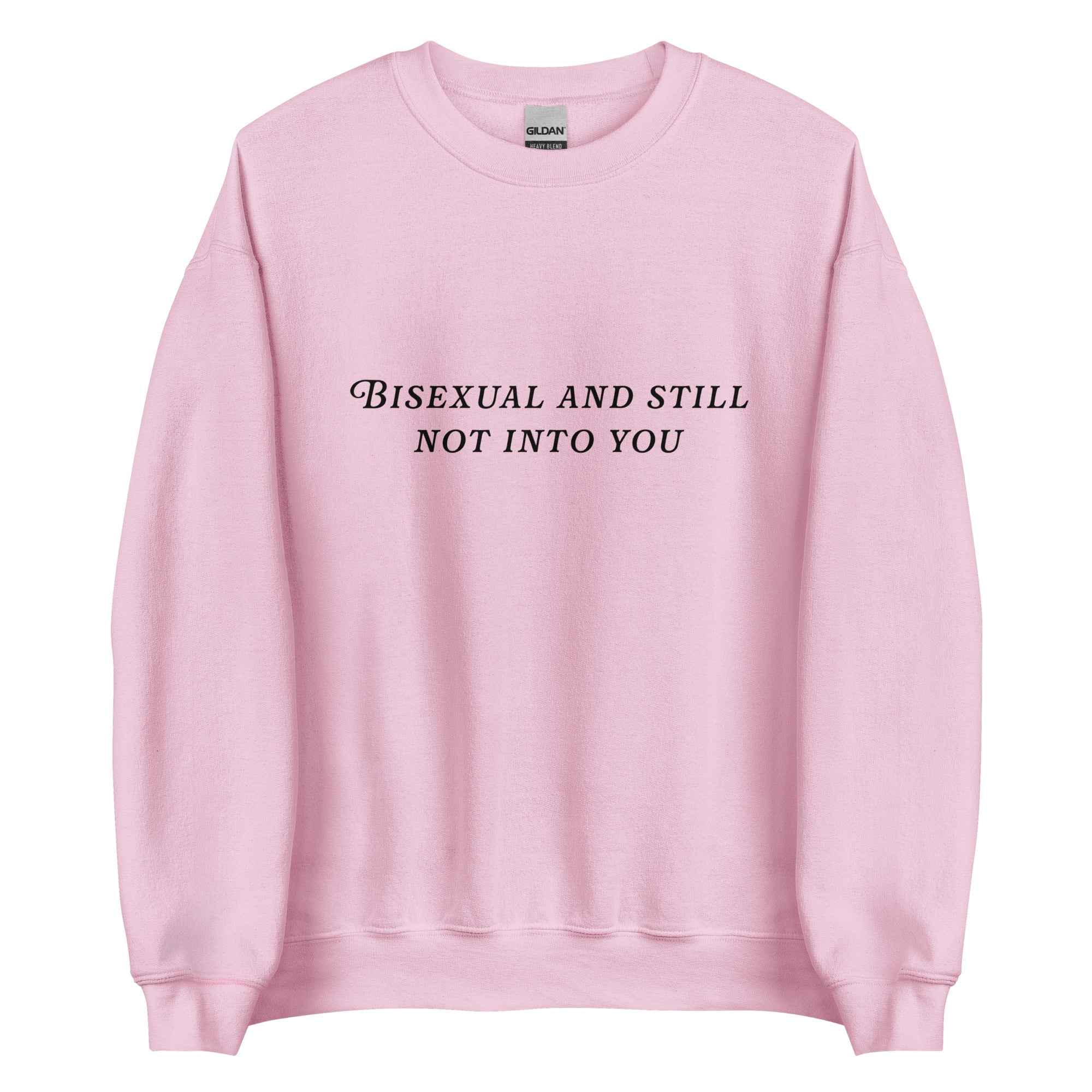 Sudadera unisex bisexual y aún no me gustas