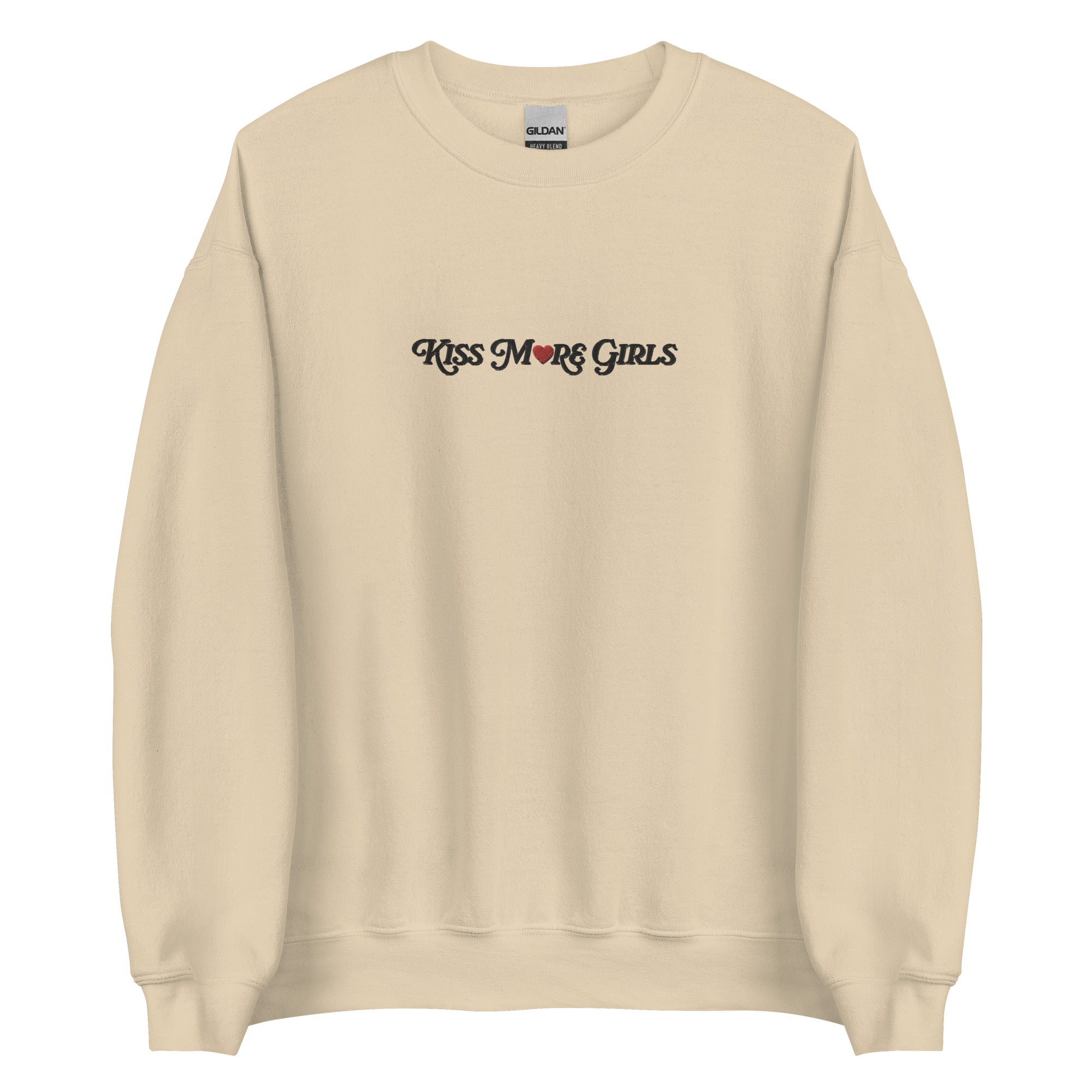 Sudadera unisex bordada Kiss More Girls