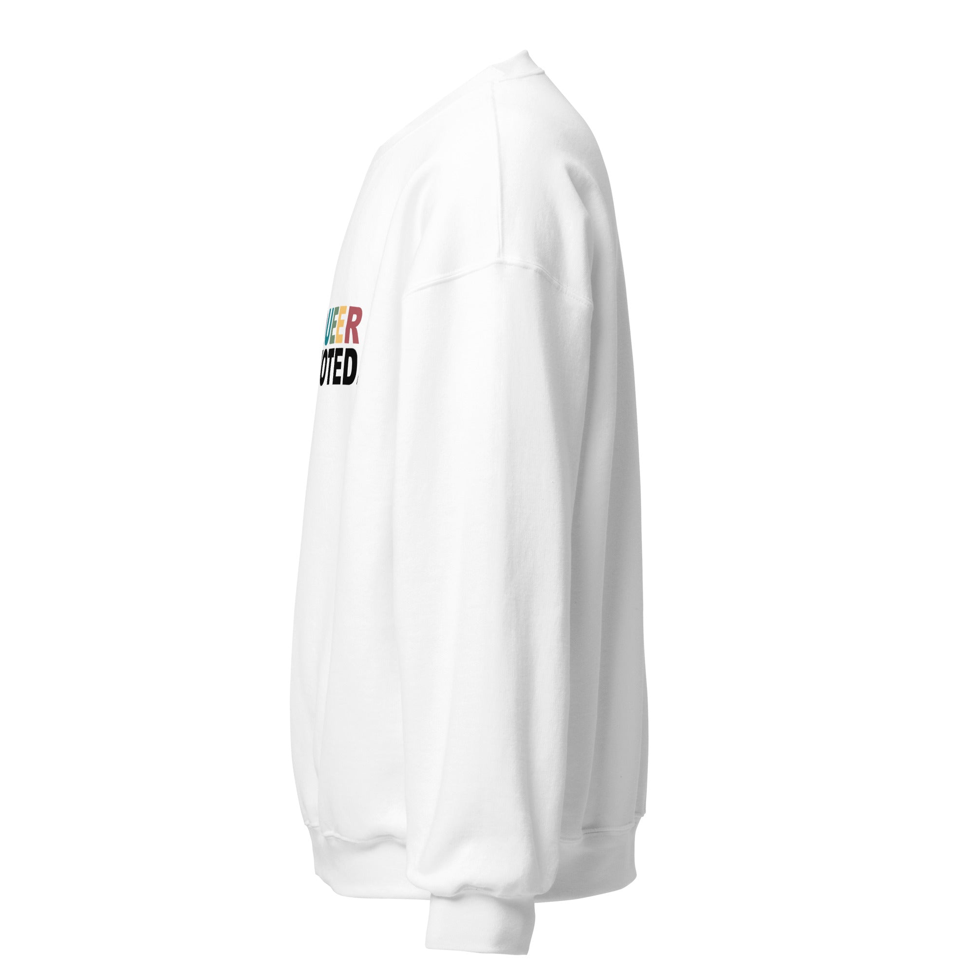 Sudadera unisex con el mensaje "This Queer Just Voted"