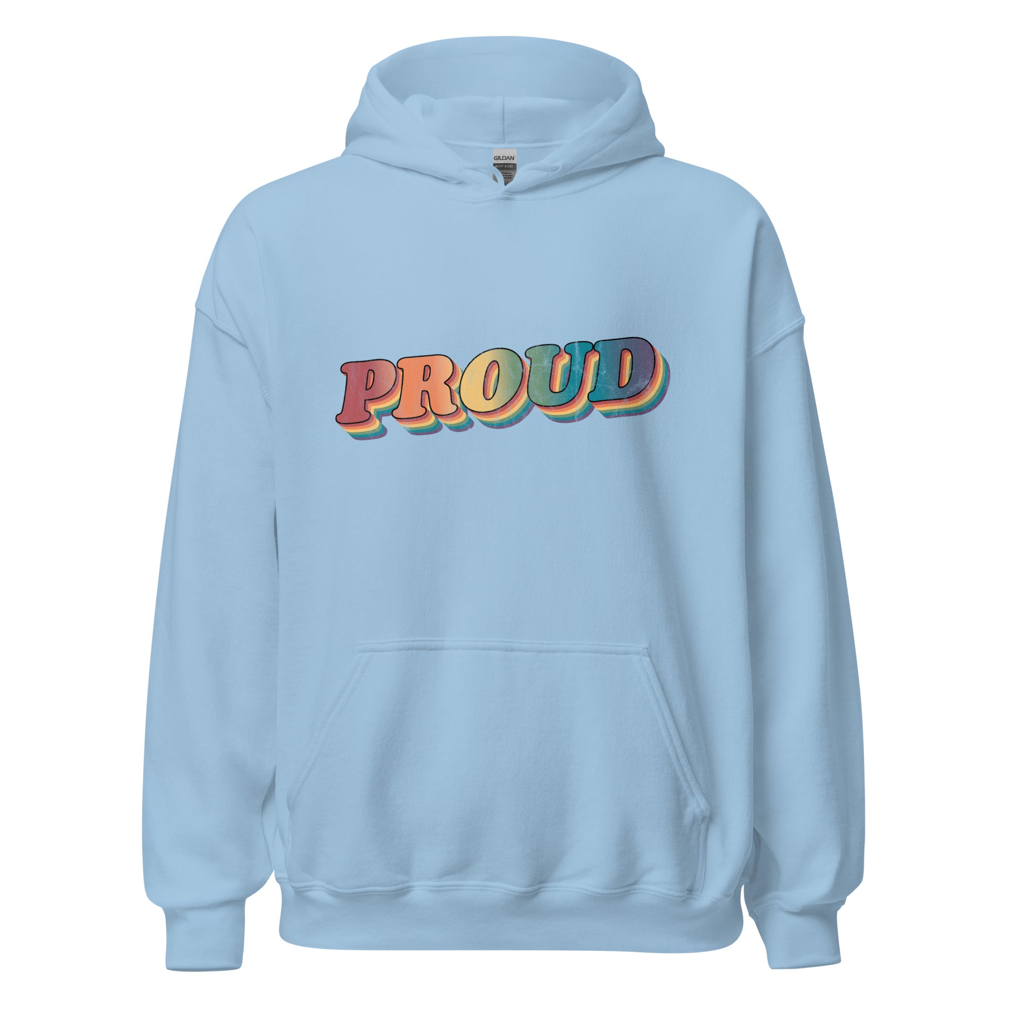 Sudadera unisex con capucha retro orgullosa