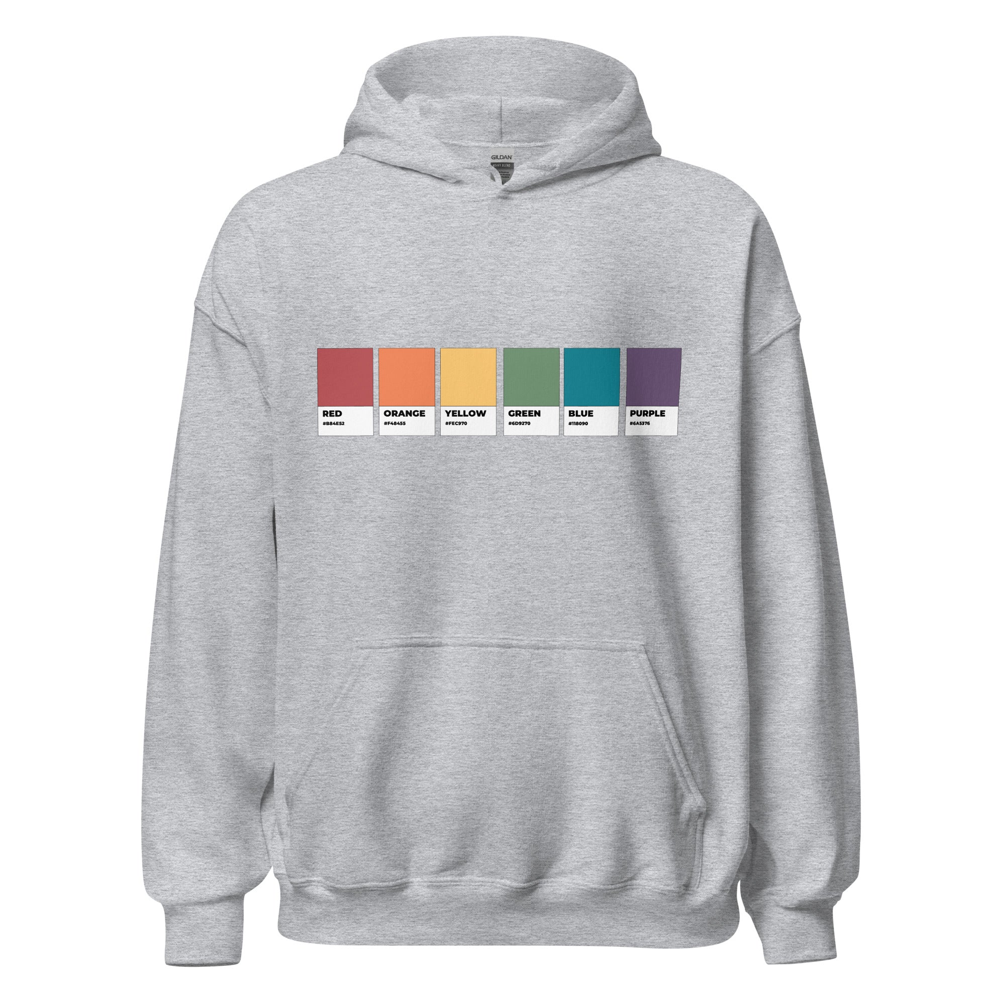 Sudadera unisex con capucha de Swatch de colores gay