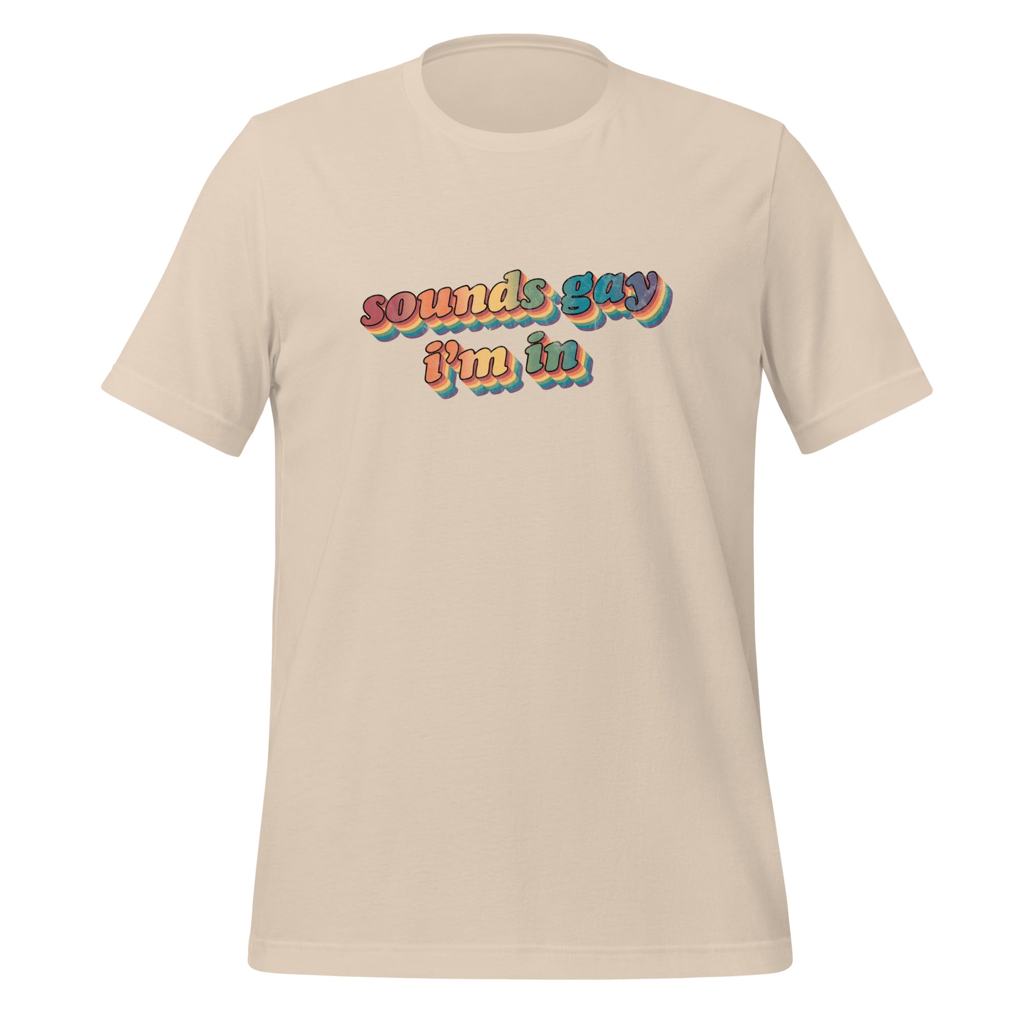Camiseta unisex con sonido retro gay