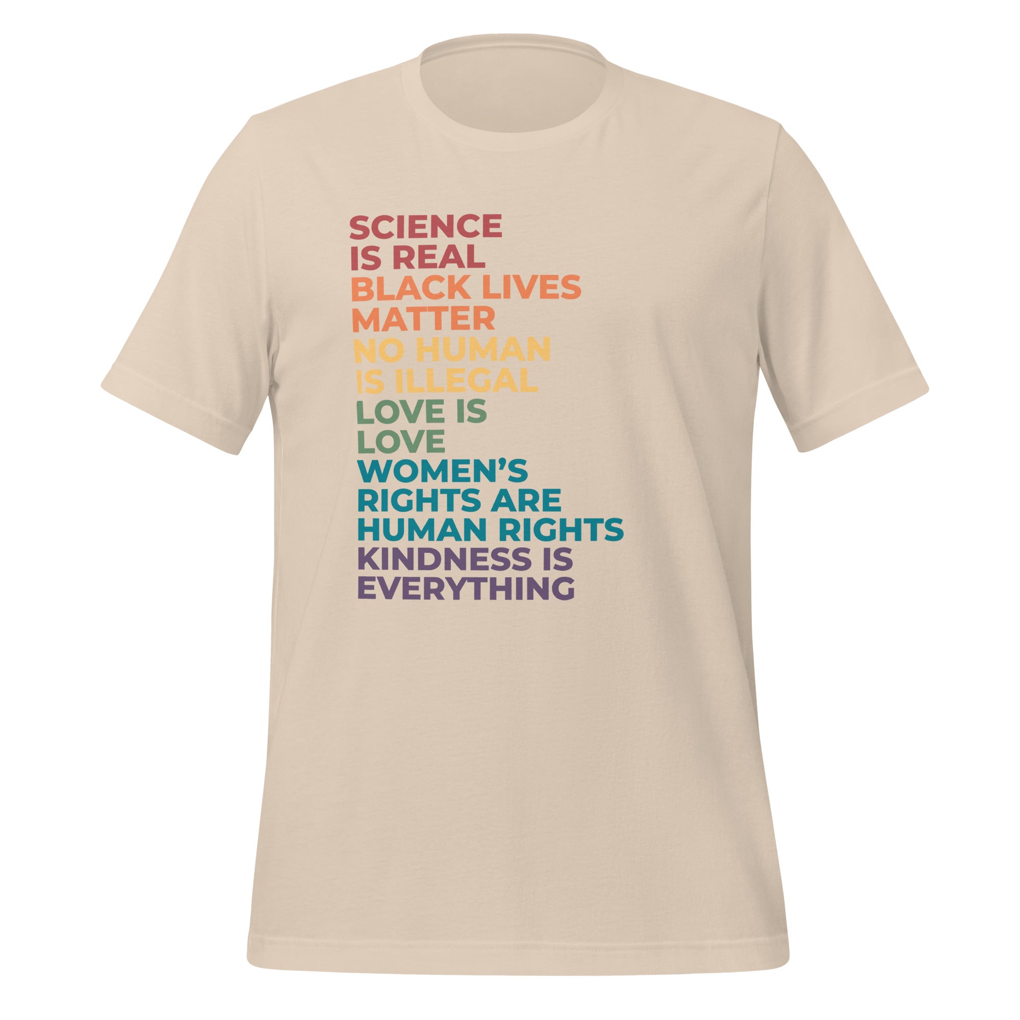Camiseta unisex La ciencia es real