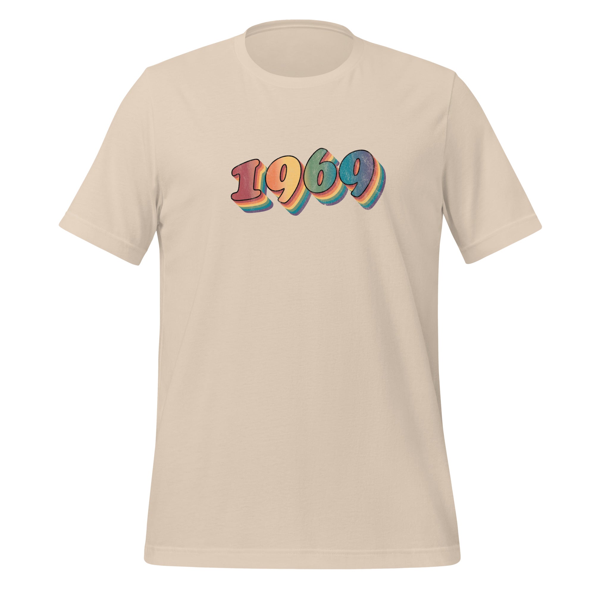 Camiseta unisex retro de 1969