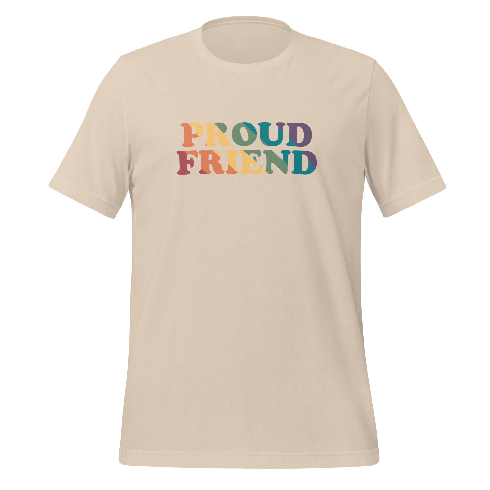 Camiseta unisex orgullosa de amigo