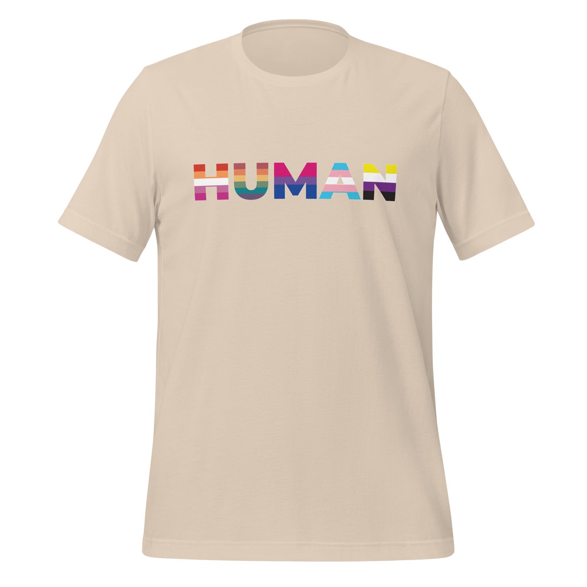 Camiseta unisex con banderas humanas