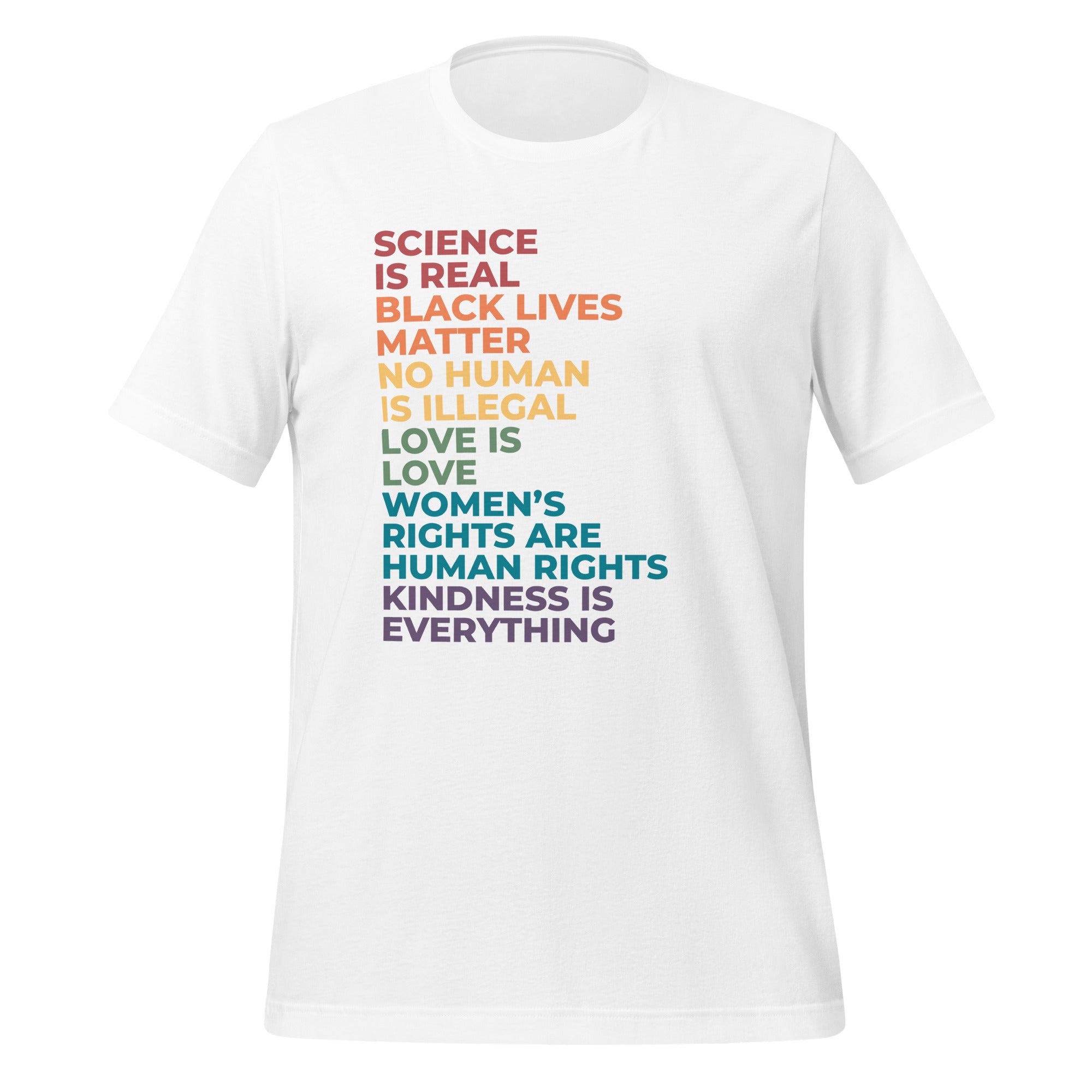 Camiseta unisex La ciencia es real