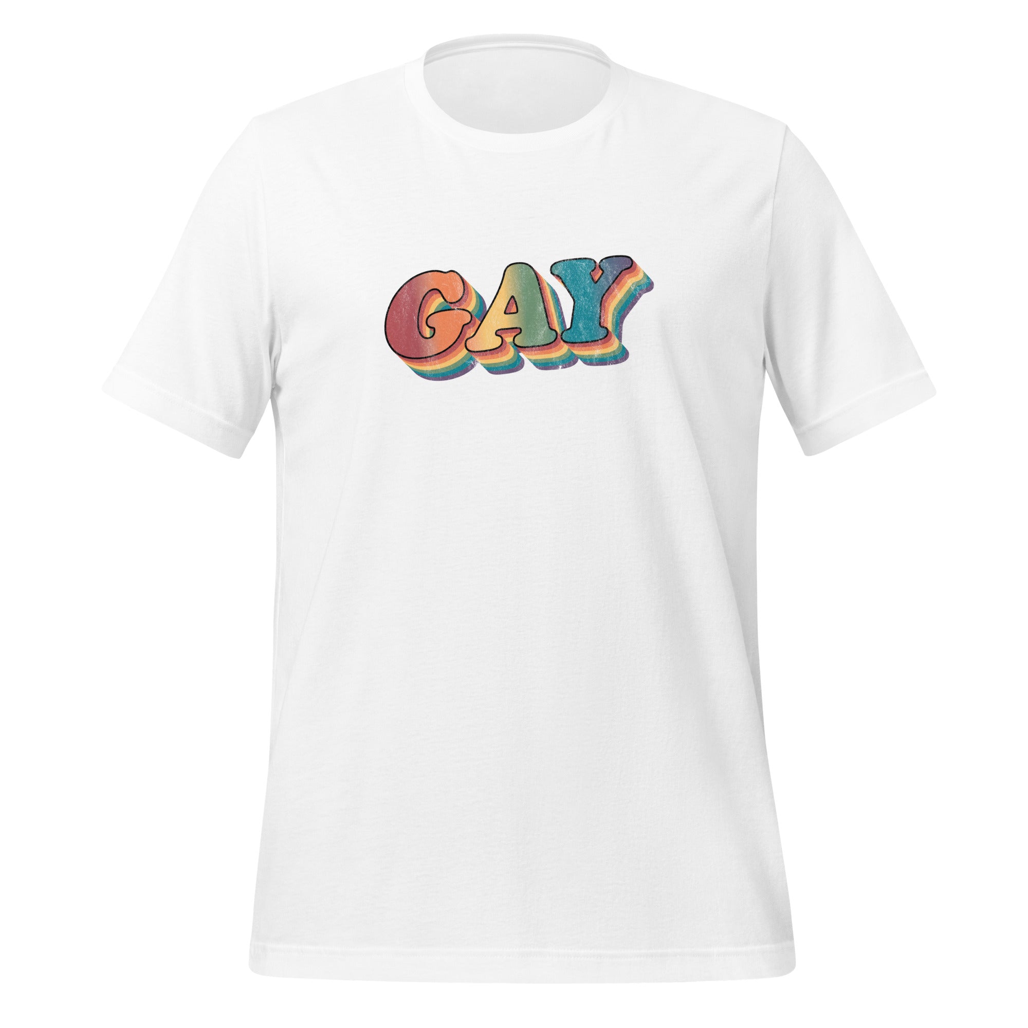 Camiseta retro gay unisex