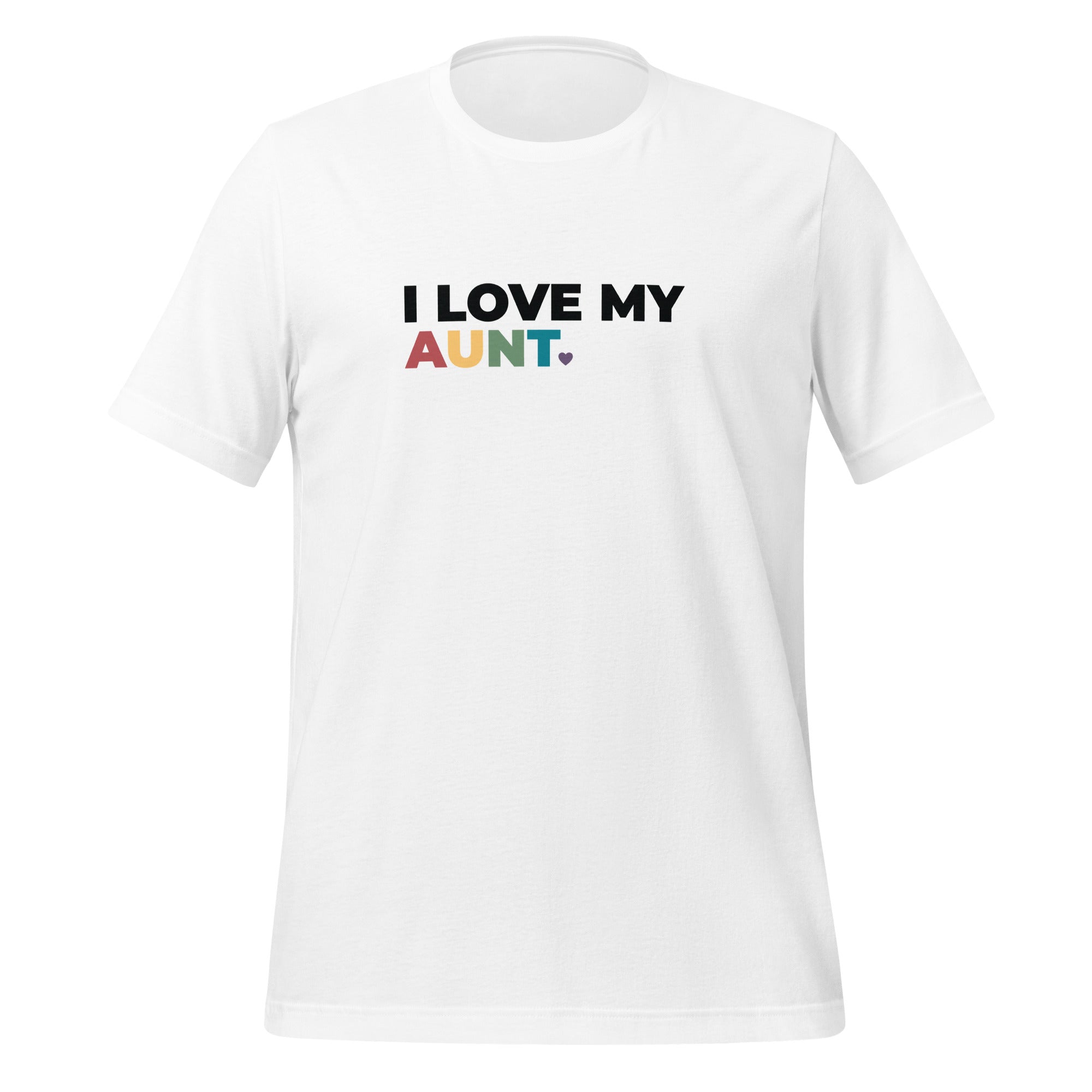 Camiseta unisex "Amo a mi tía"