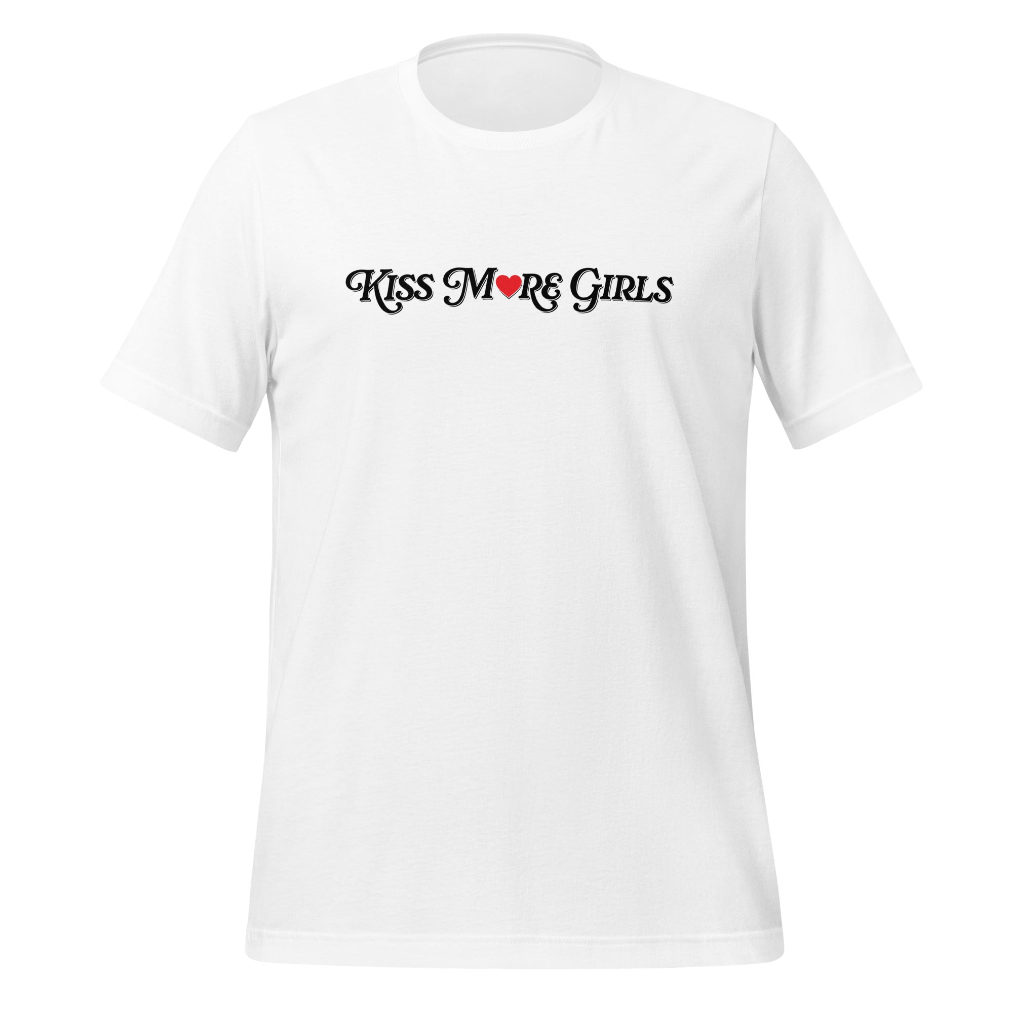 Camiseta unisex para niñas Kiss More