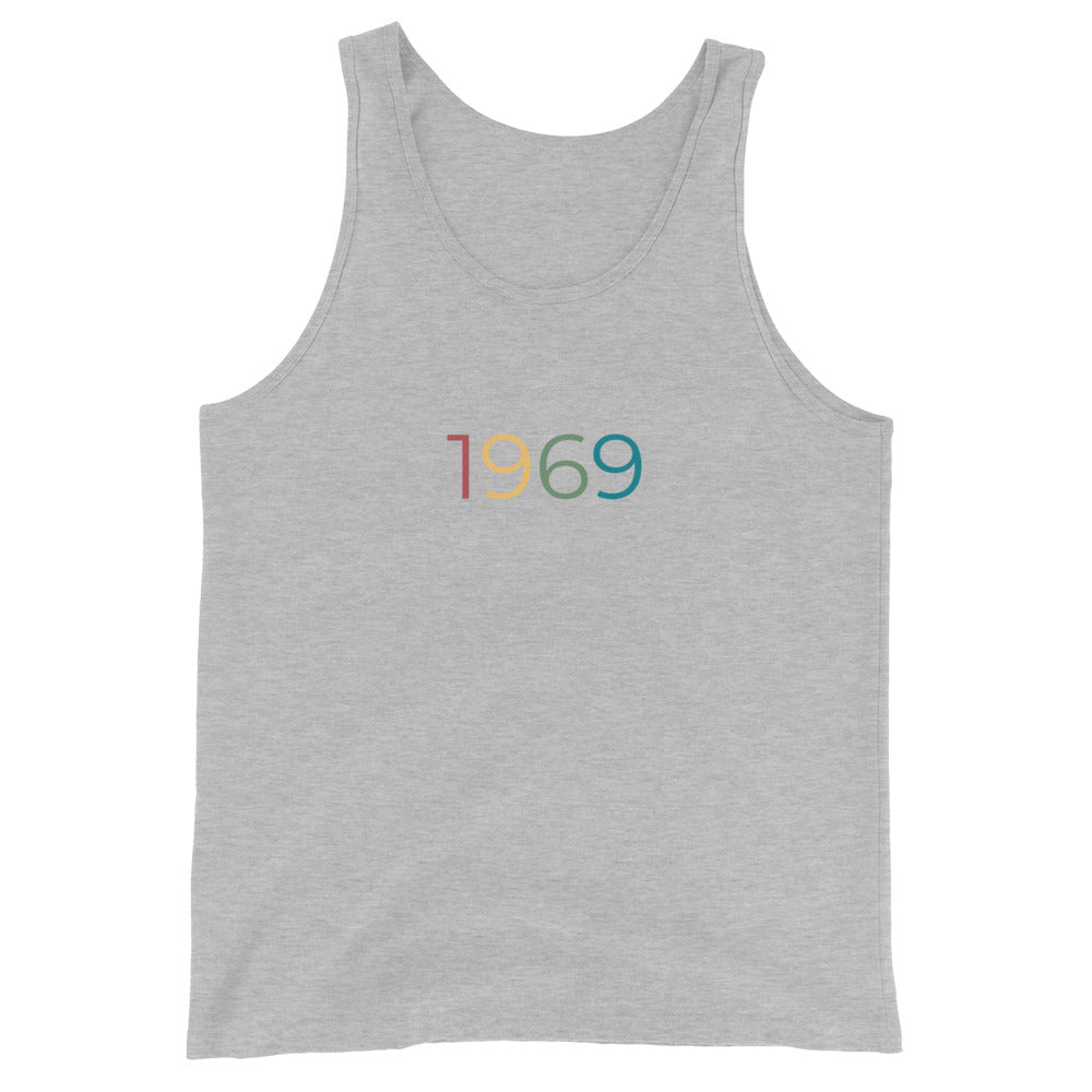 Camiseta sin mangas unisex de 1969