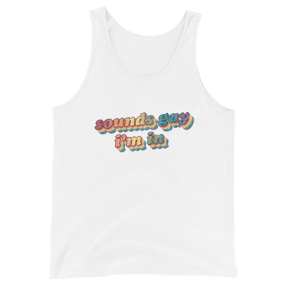 Camiseta unisex con sonido retro gay
