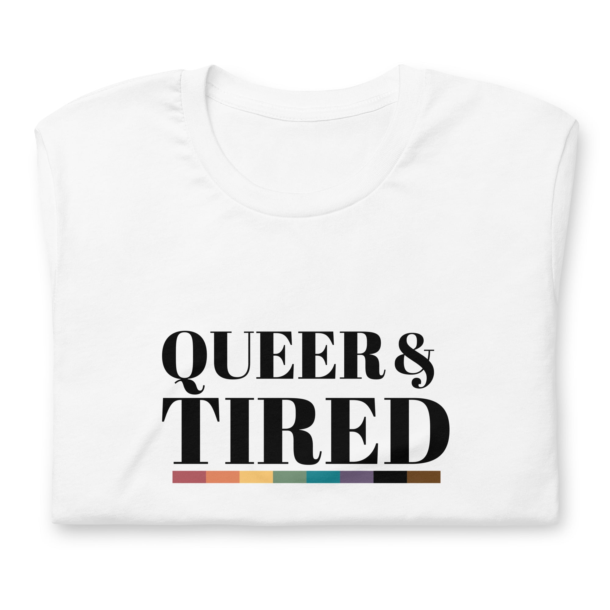 Camiseta unisex Queer & Tired