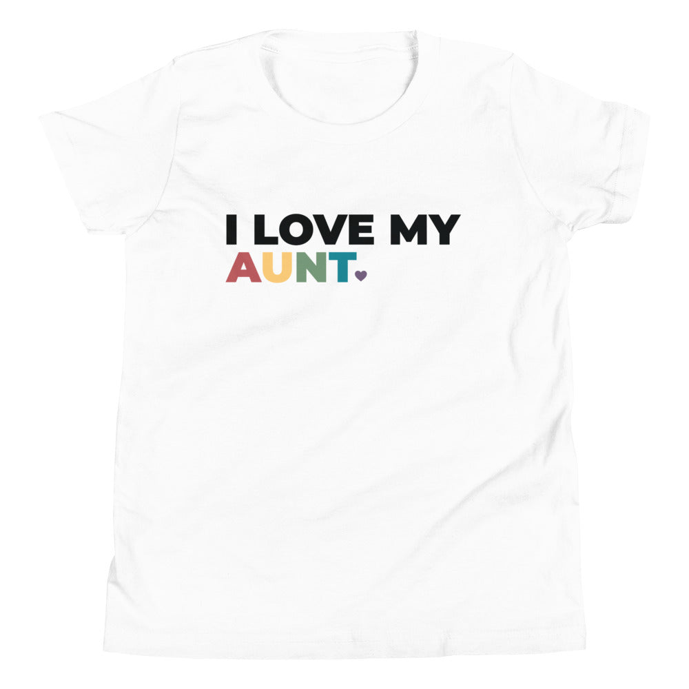 Camiseta juvenil "Amo a mi tía"