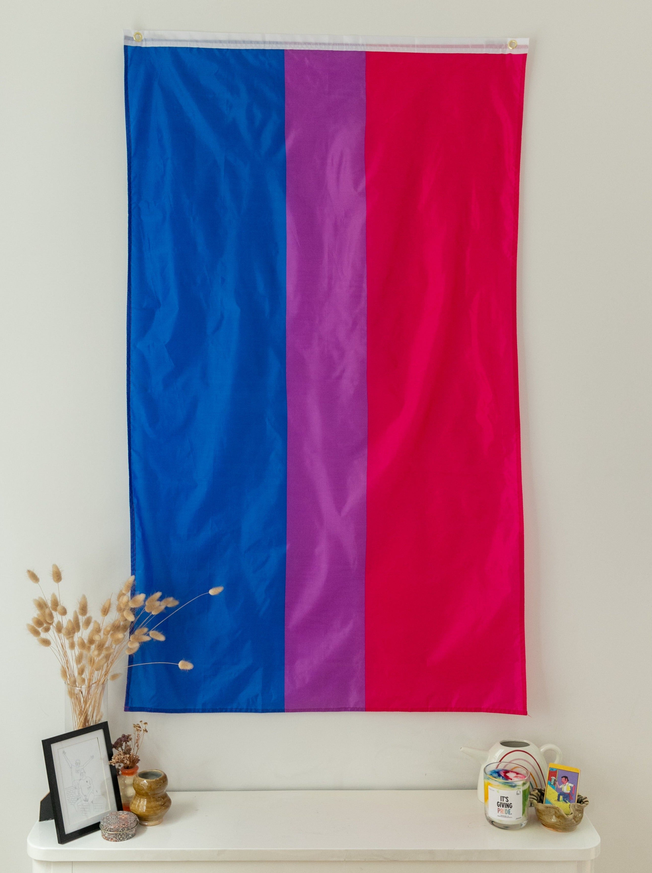 Bandera del orgullo bisexual (doble cara)