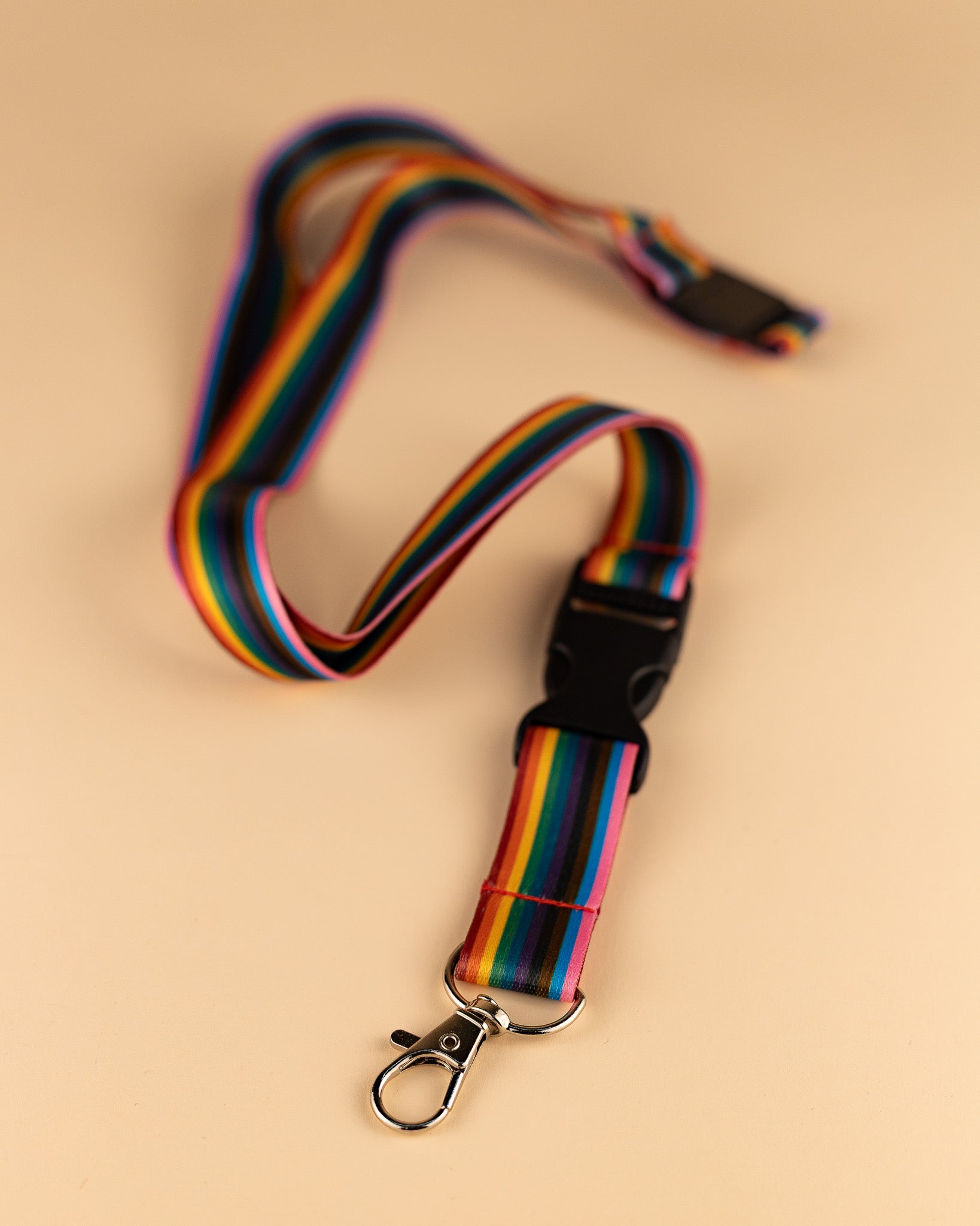 Cordón de rayas arcoíris Progressive Pride