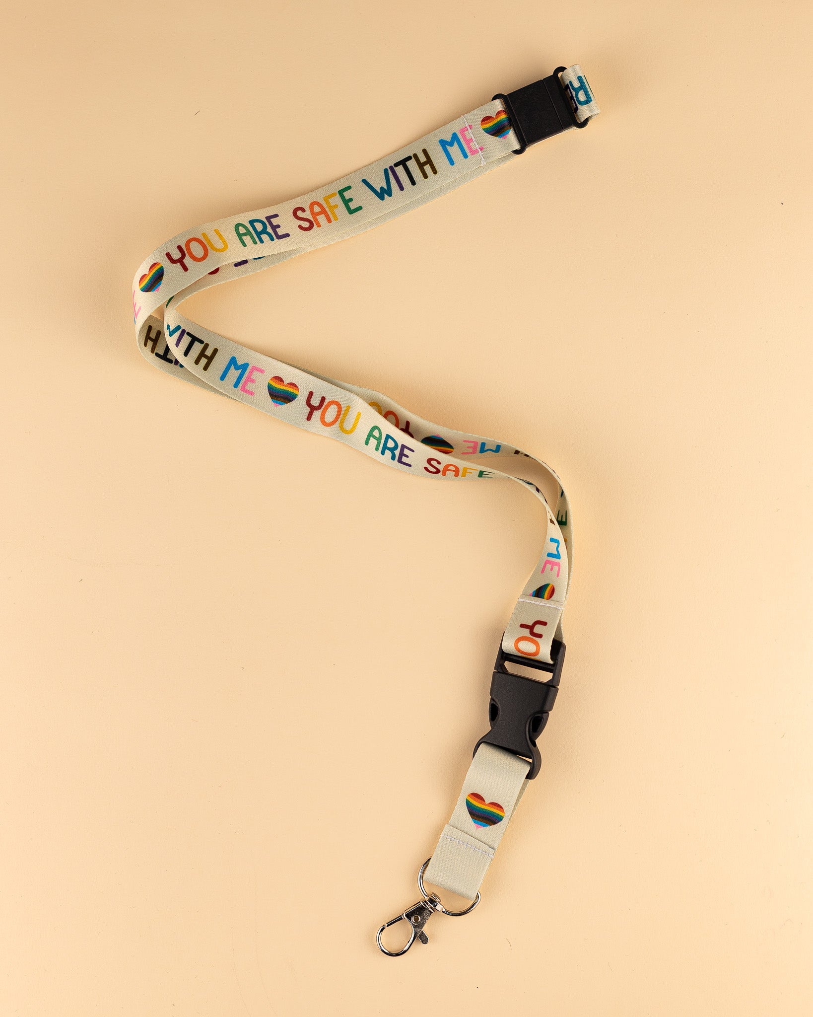 Estás seguro conmigo Lanyard