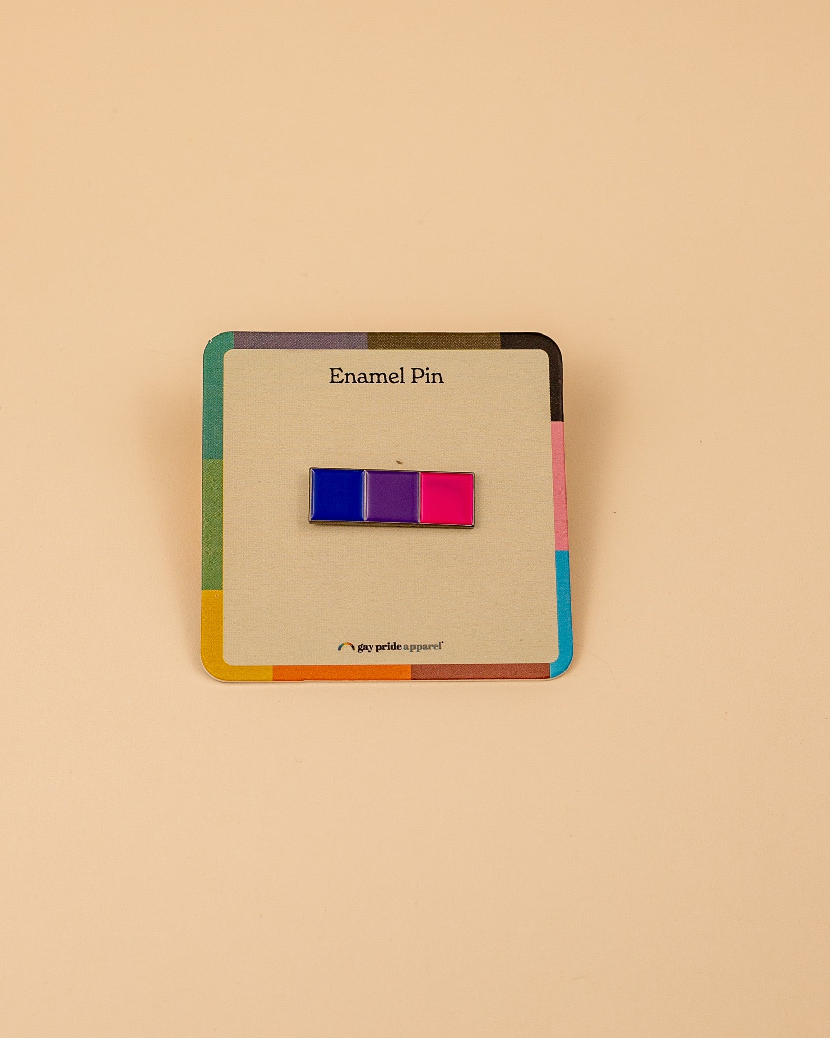 Bisexual Squares Enamel Pin