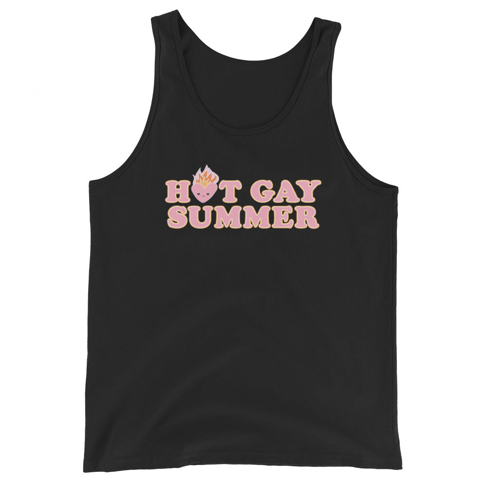 Camiseta sin mangas unisex de verano gay caliente
