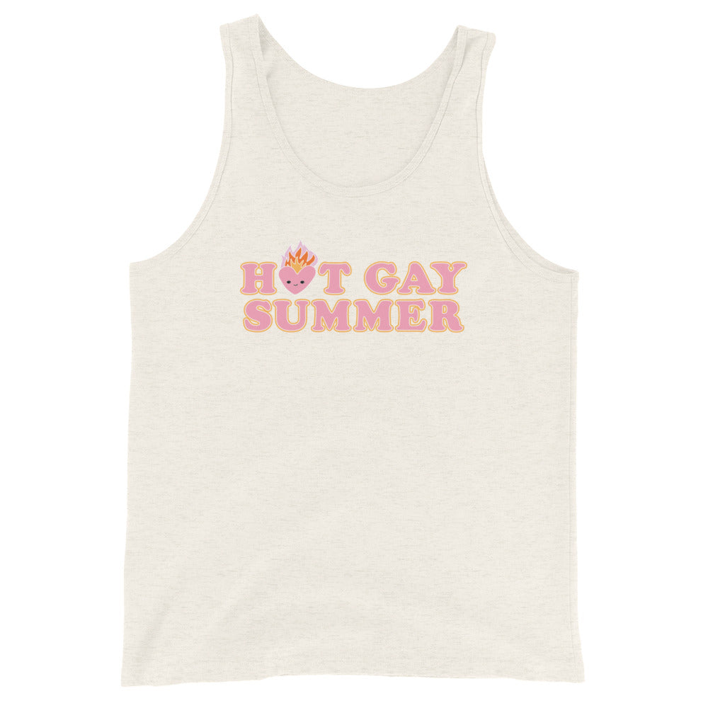 Camiseta sin mangas unisex de verano gay caliente