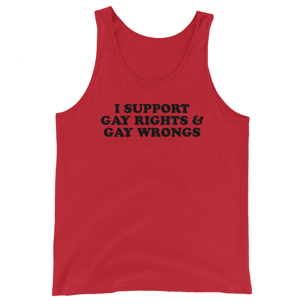 Camiseta sin mangas que apoya los derechos y los males de los homosexuales