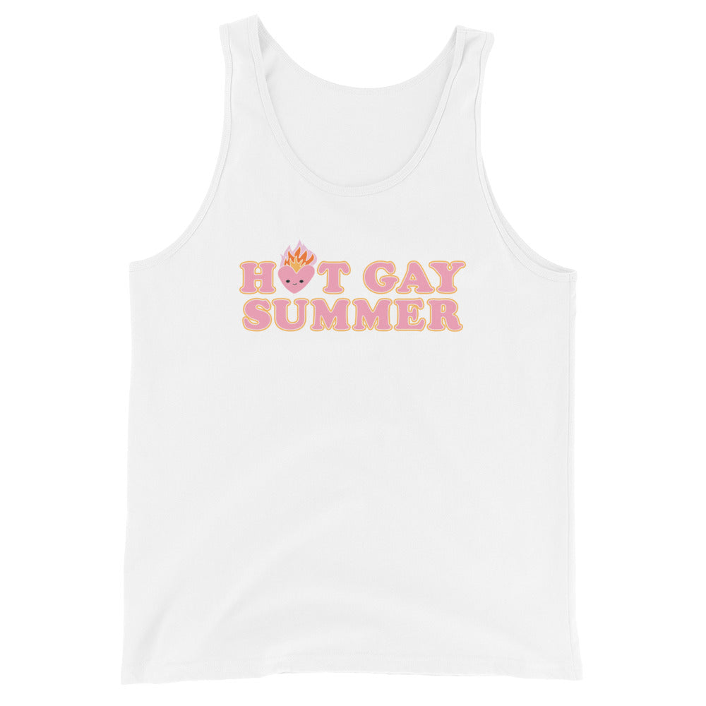 Camiseta sin mangas unisex de verano gay caliente