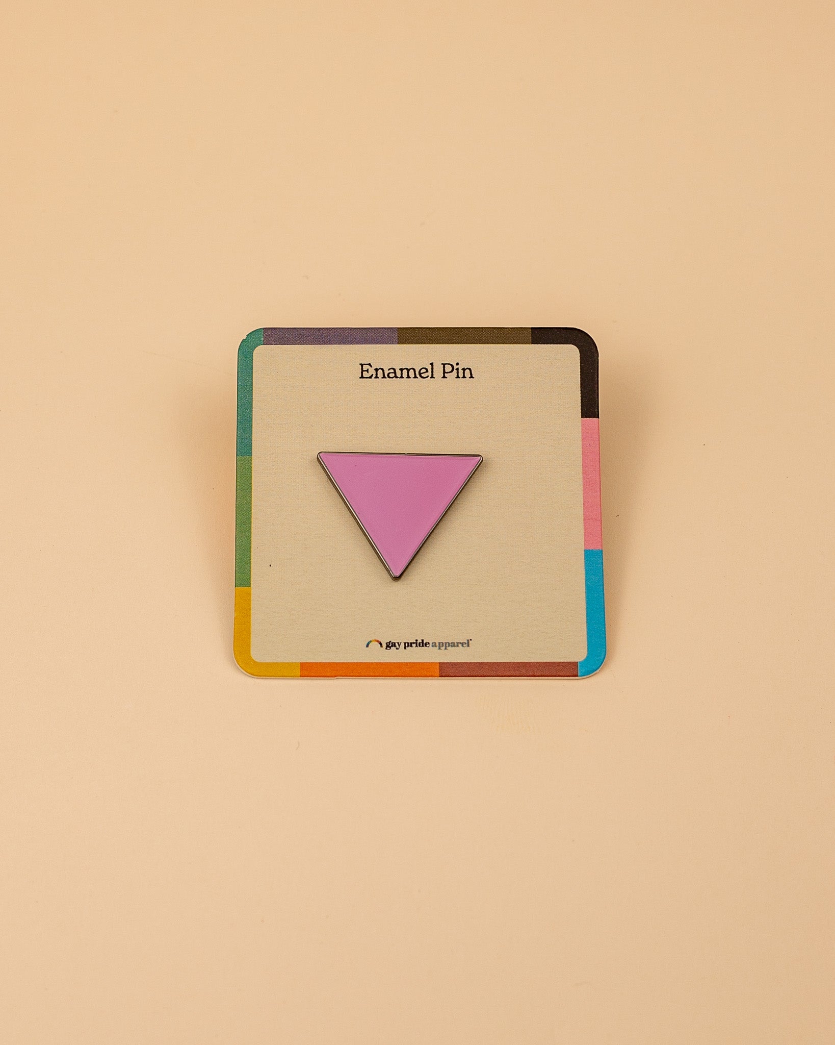 Pink Triangle Enamel Pin