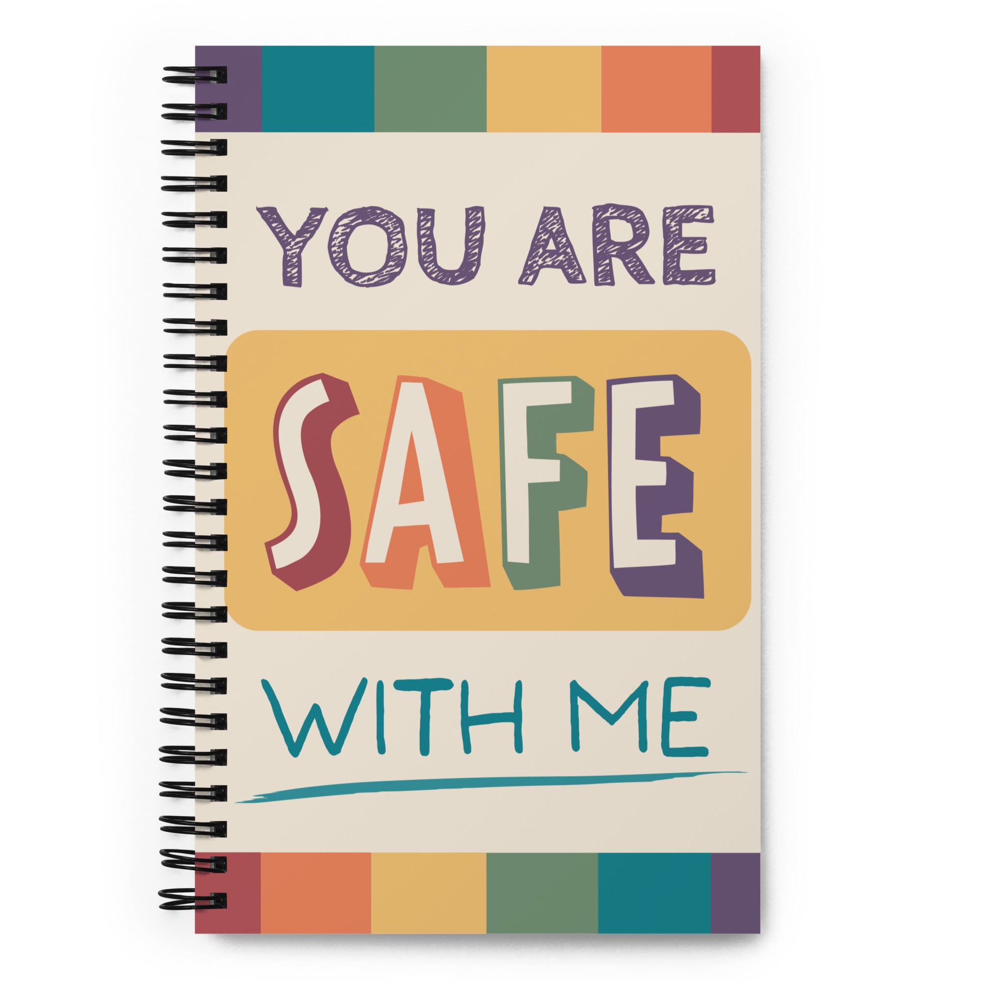 Estás a salvo conmigo Cuaderno espiral