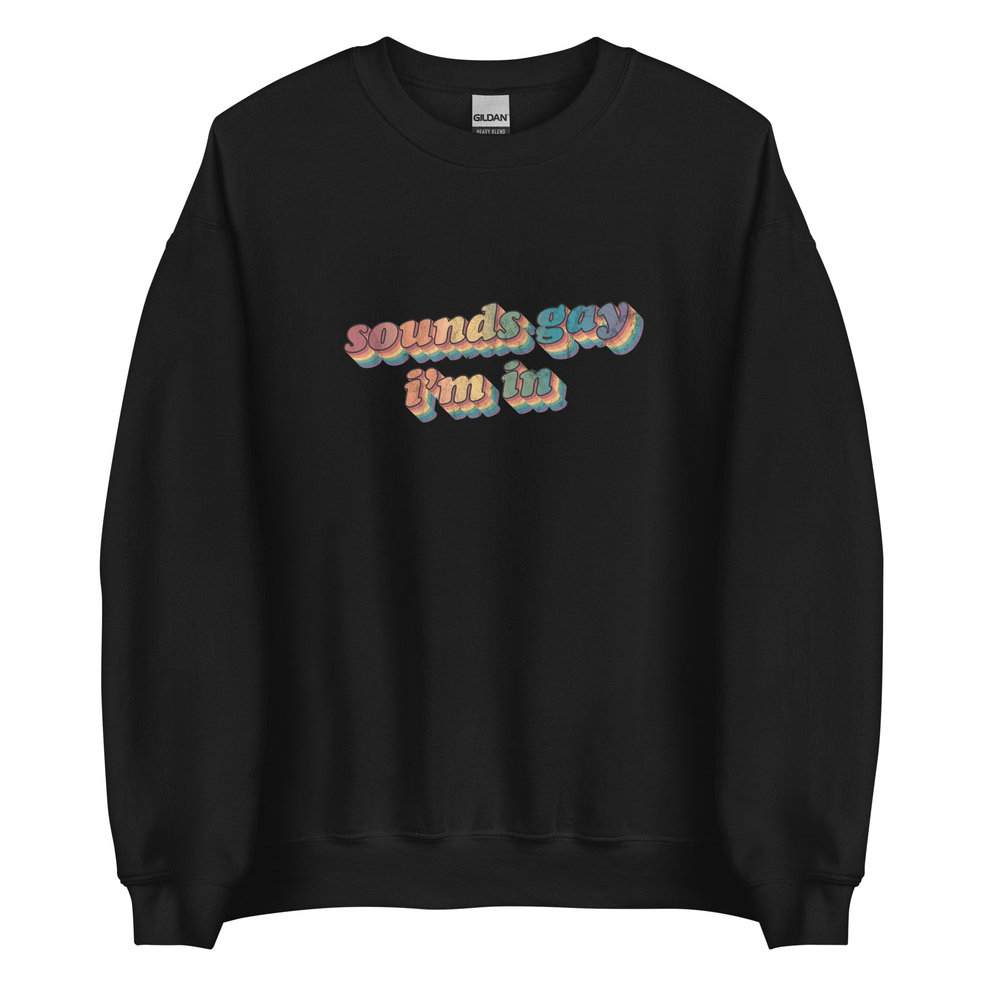 Sudadera unisex con sonido retro gay