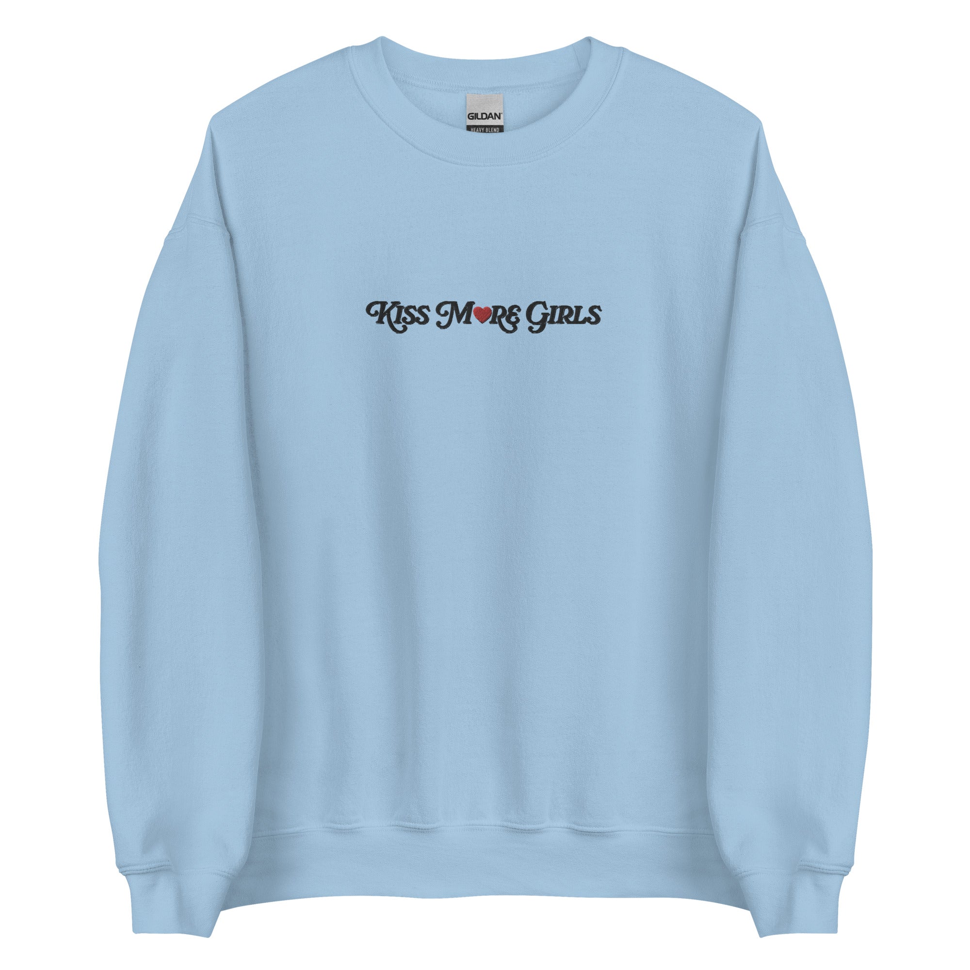 Sudadera unisex bordada Kiss More Girls