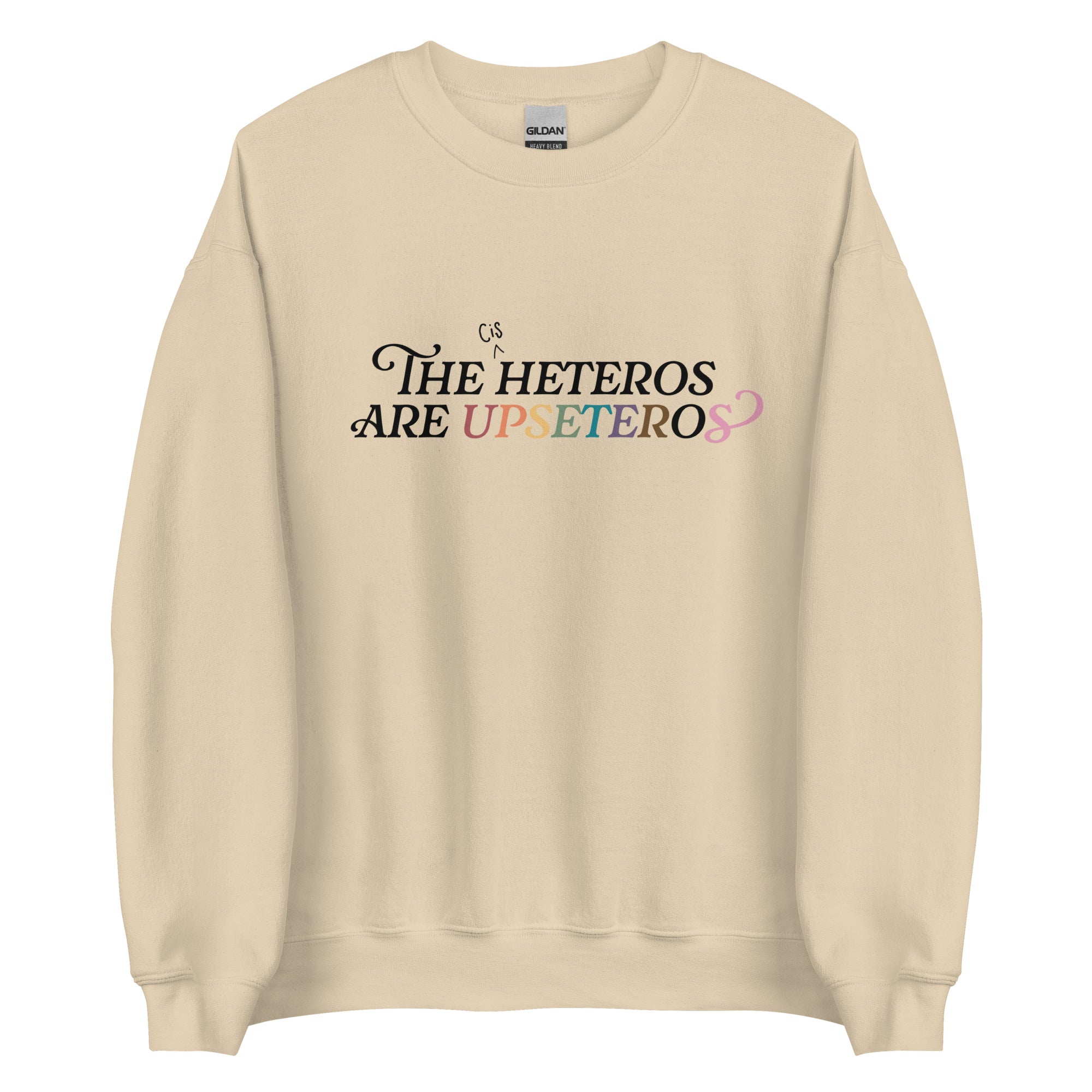 Sudadera unisex Los (cis)heteros son upseteros