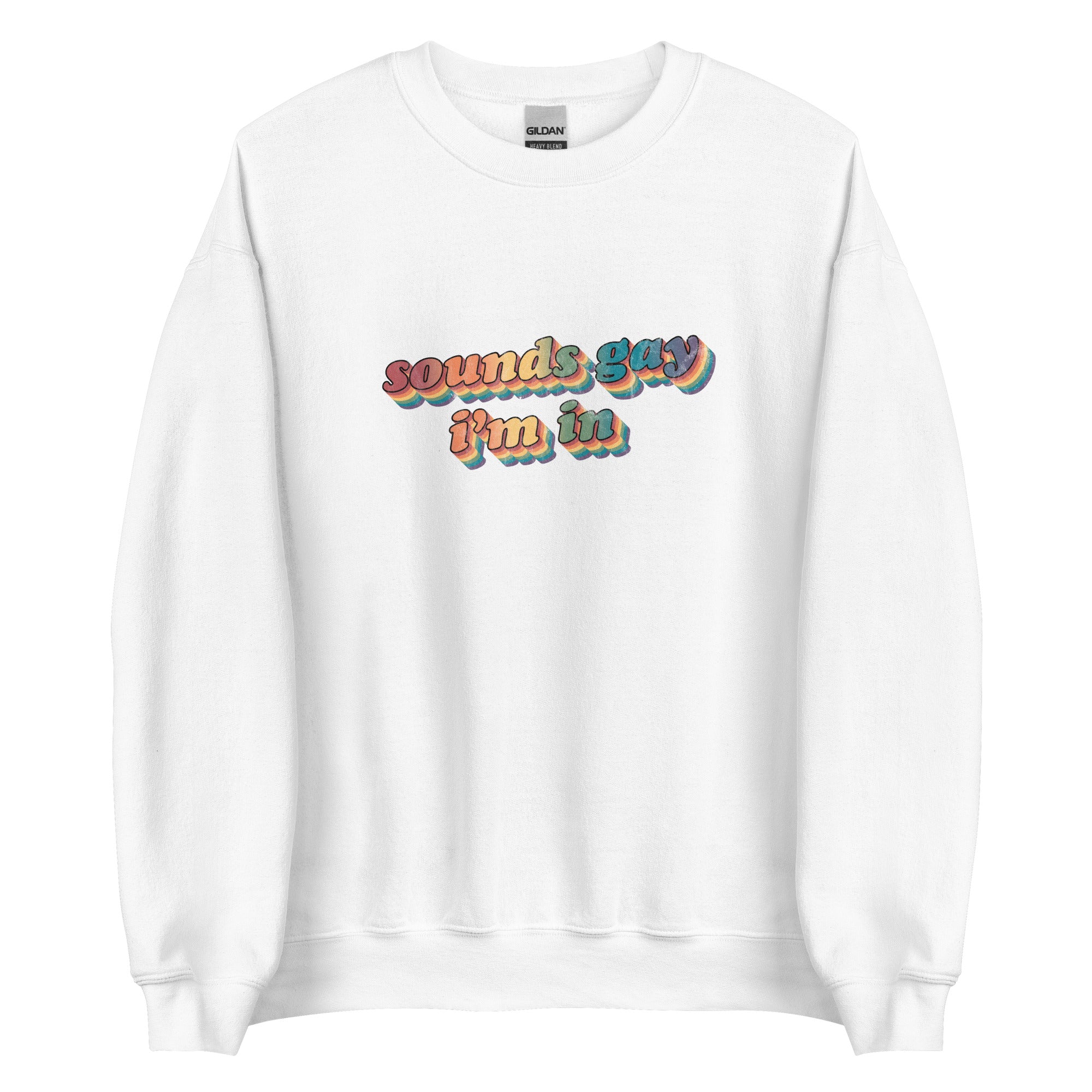 Sudadera unisex con sonido retro gay