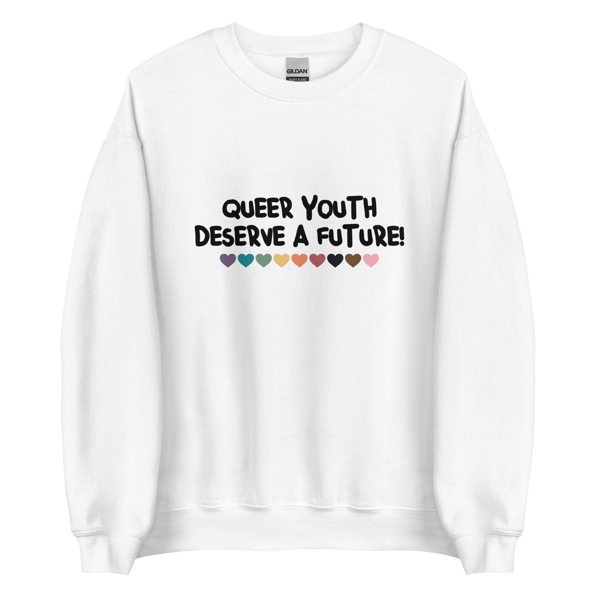 Sudadera unisex "La juventud queer merece un futuro"