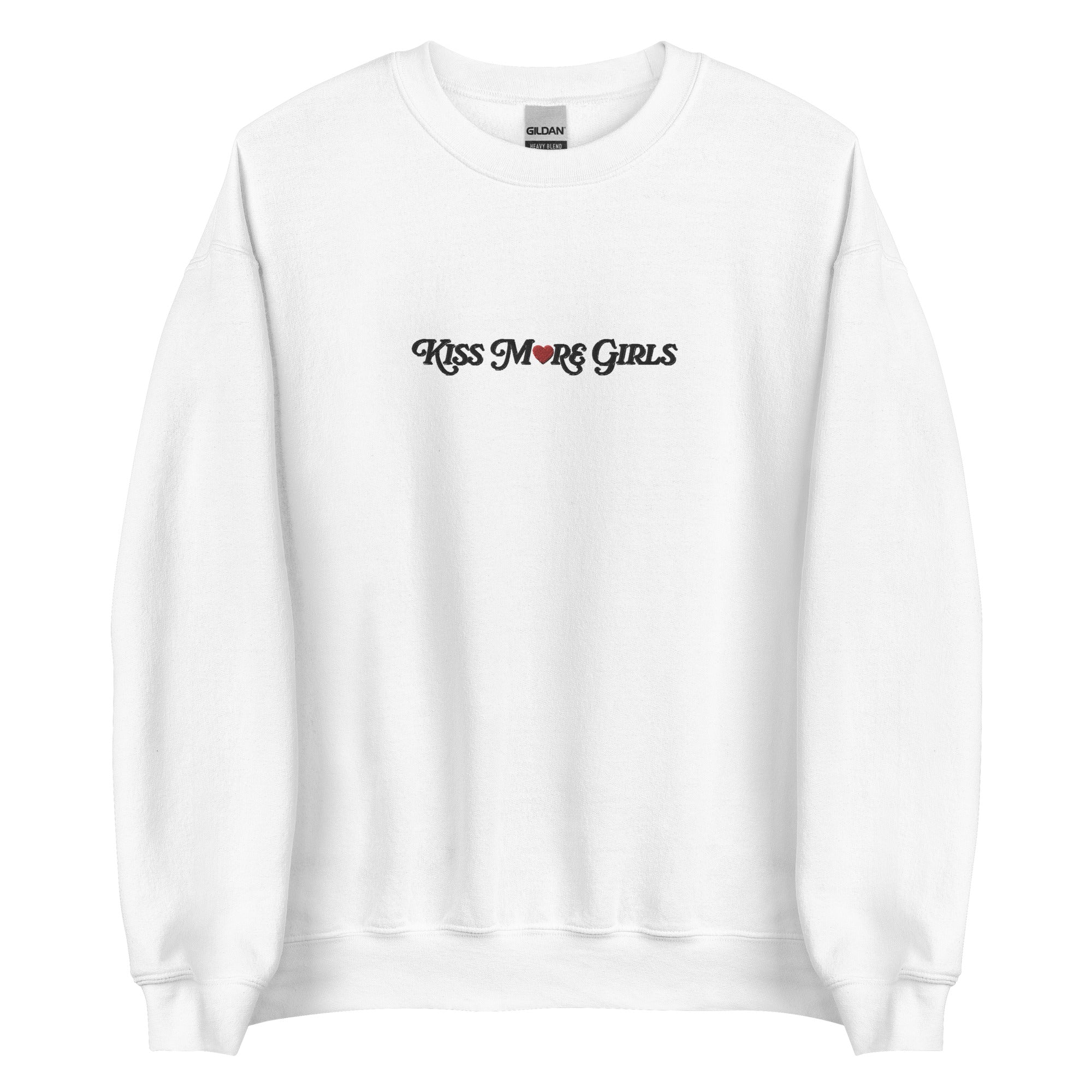 Sudadera unisex bordada Kiss More Girls
