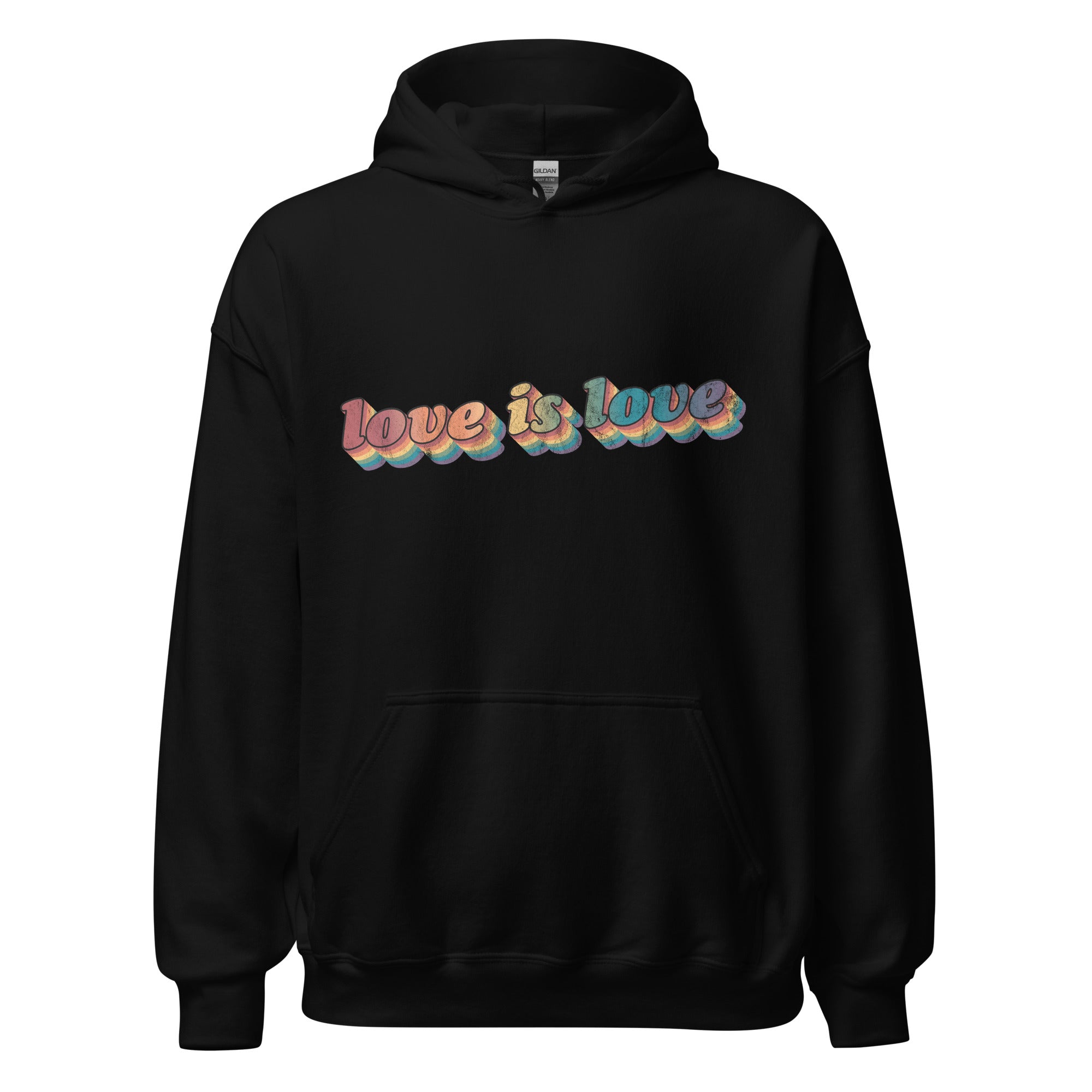 Sudadera unisex retro Love is Love