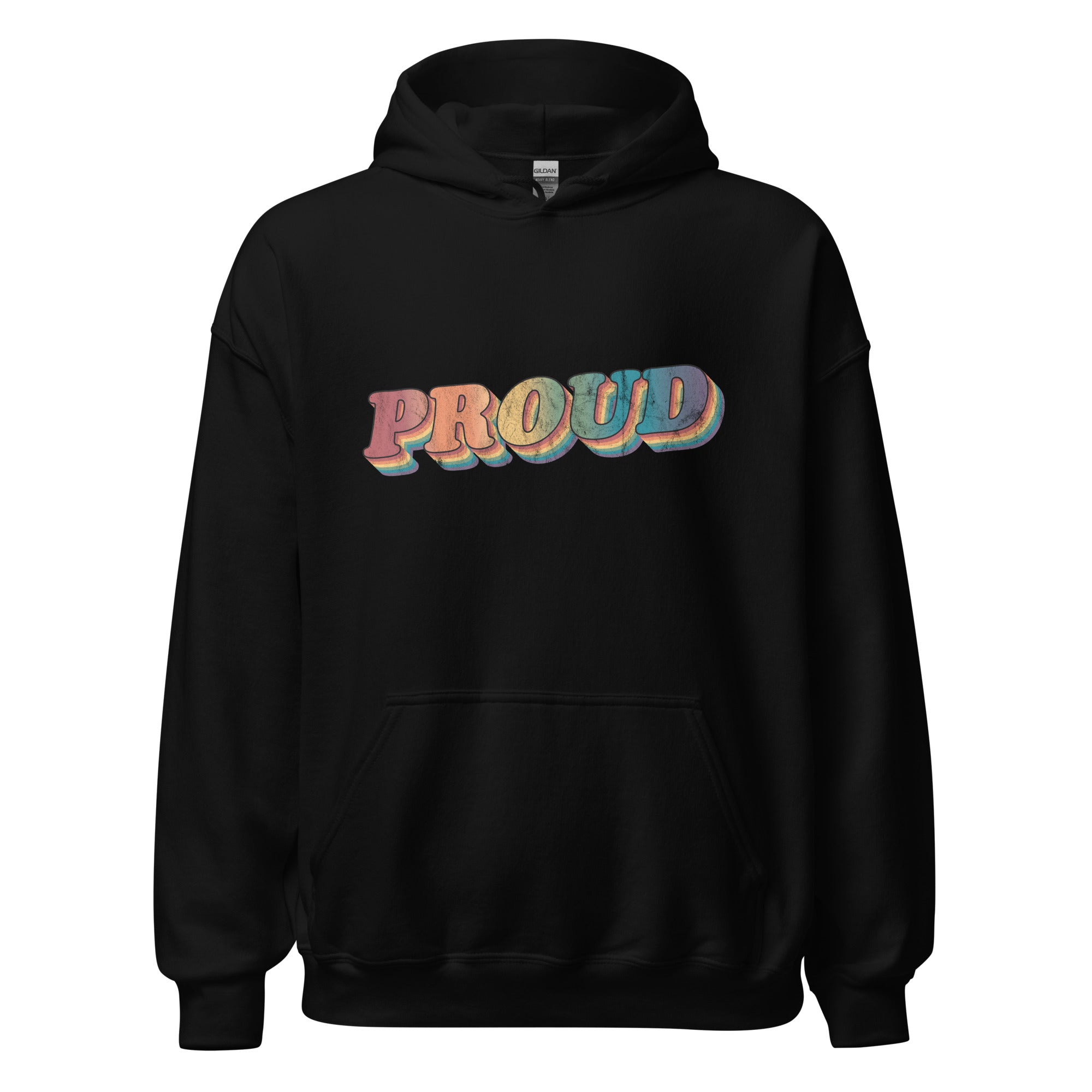 Sudadera unisex con capucha retro orgullosa