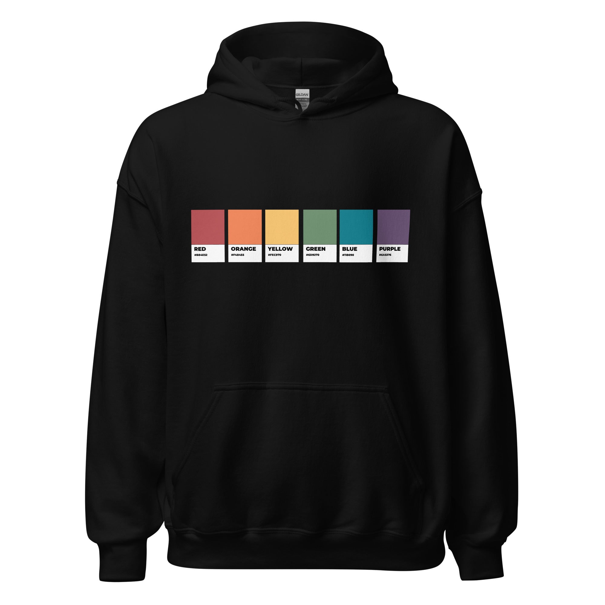 Sudadera unisex con capucha de Swatch de colores gay