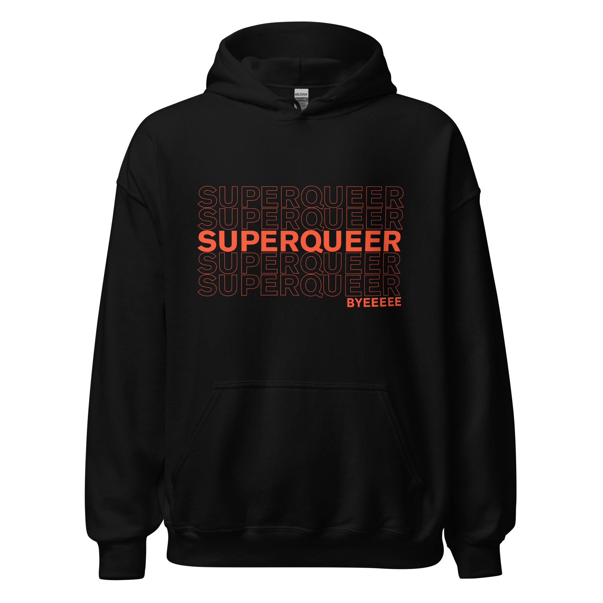 Sudadera con capucha unisex Super Queer