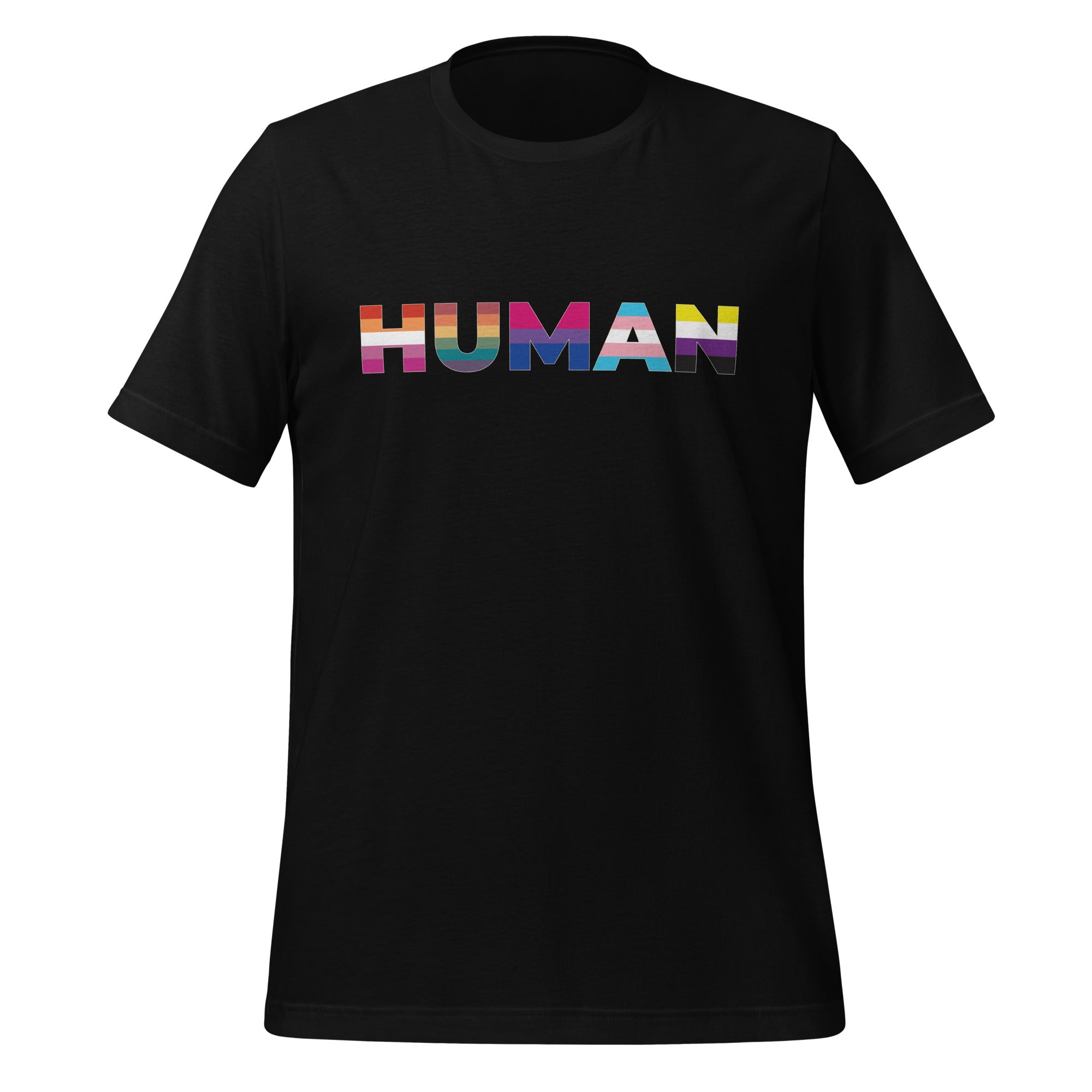 Camiseta unisex con banderas humanas