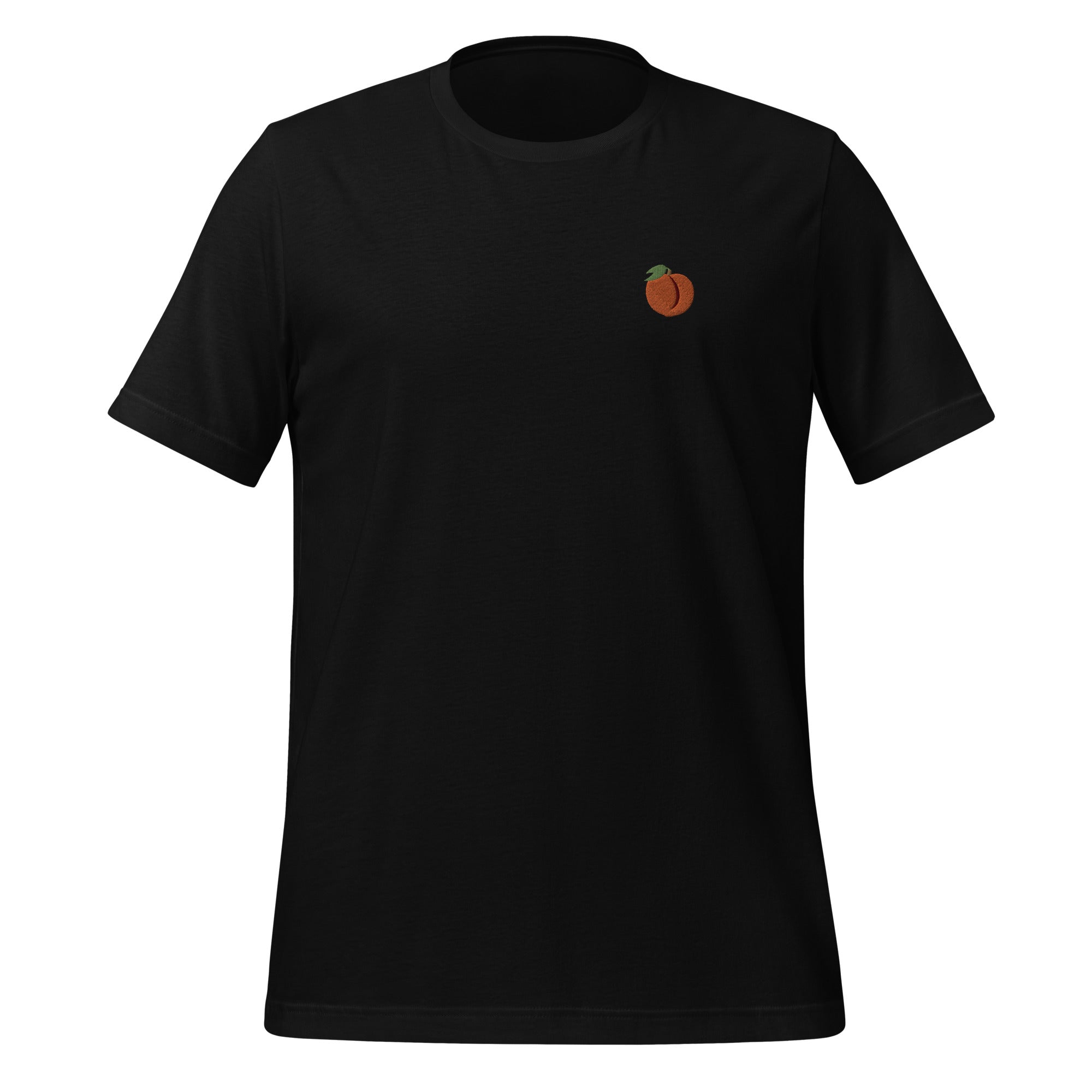 Camiseta unisex bordada con emoji de melocotón