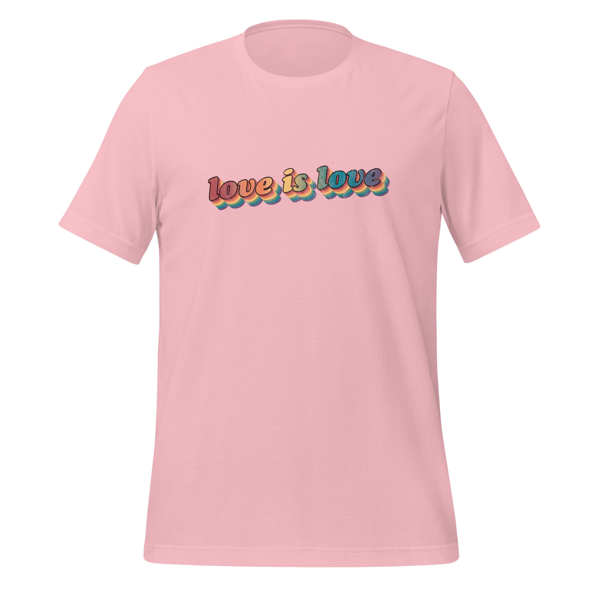 Camiseta unisex retro El amor es amor