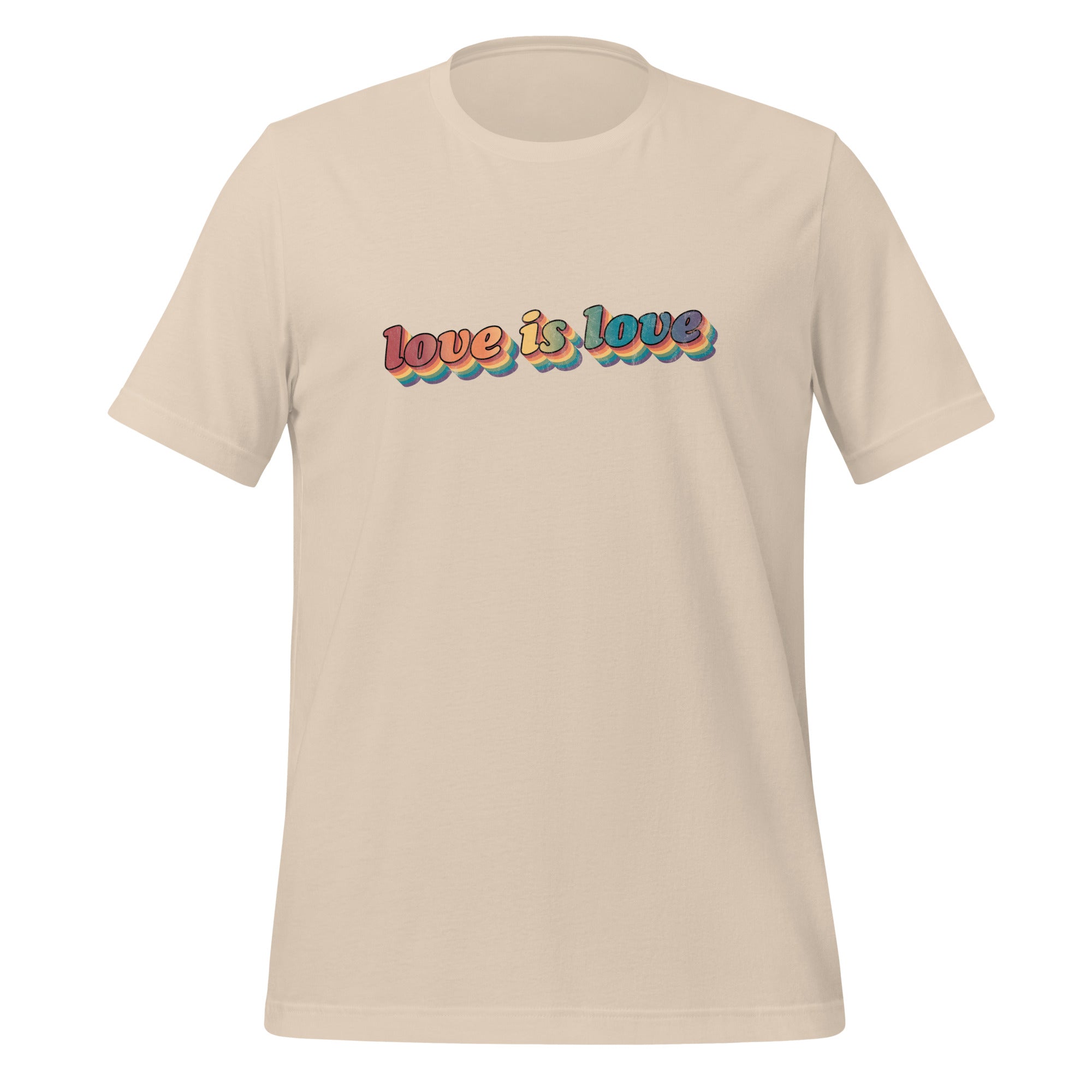 Camiseta unisex retro El amor es amor