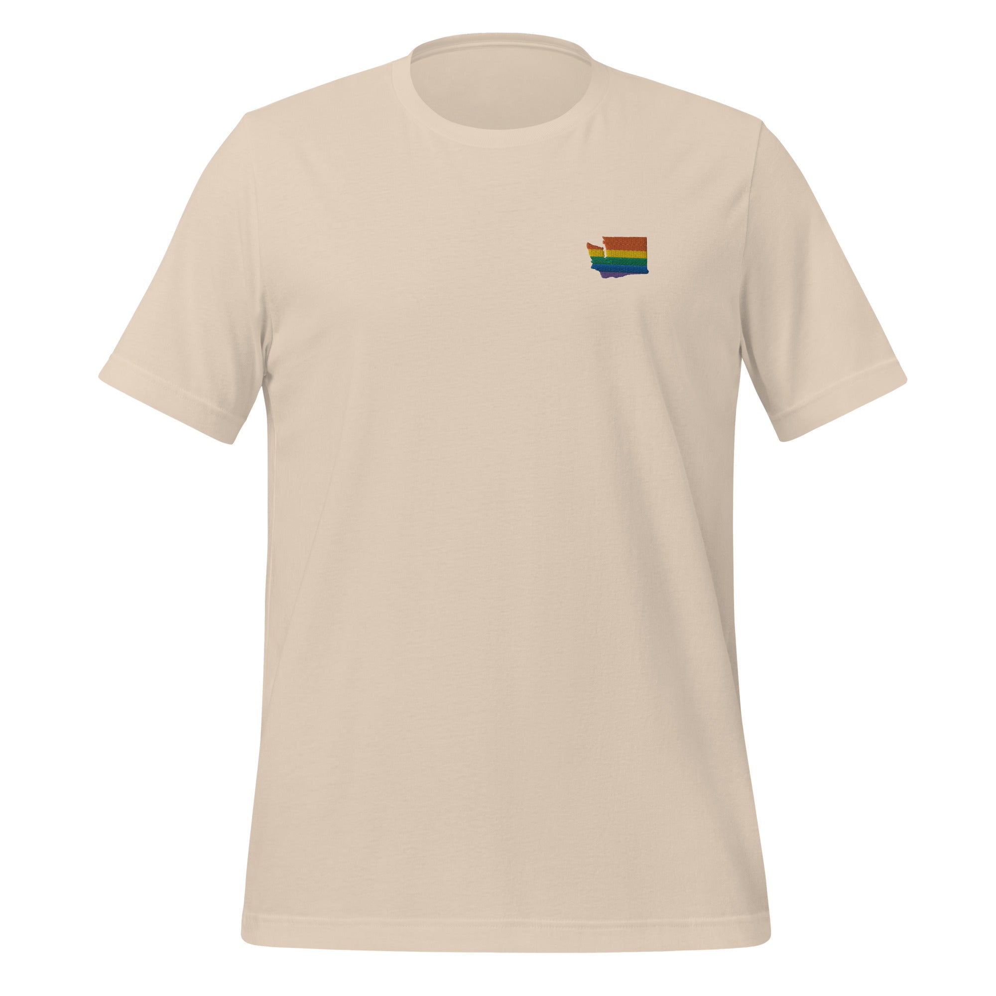 Washington Rainbow Embroidered Unisex T-Shirt