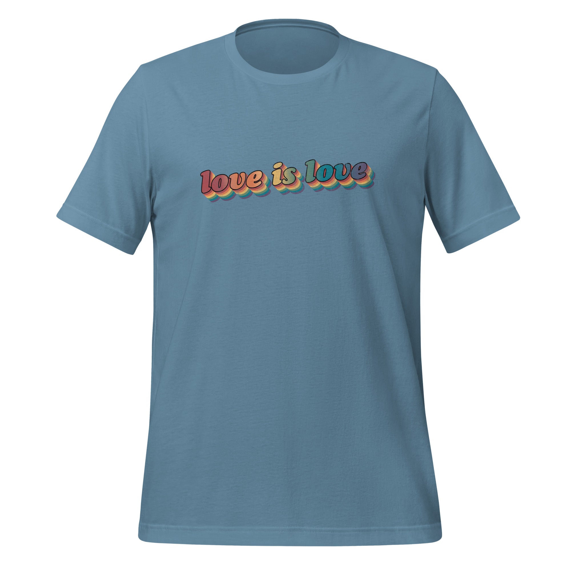 Camiseta unisex retro El amor es amor